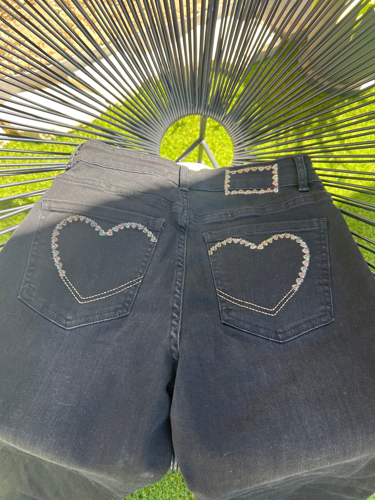 JEANS NOIR "ZOE"