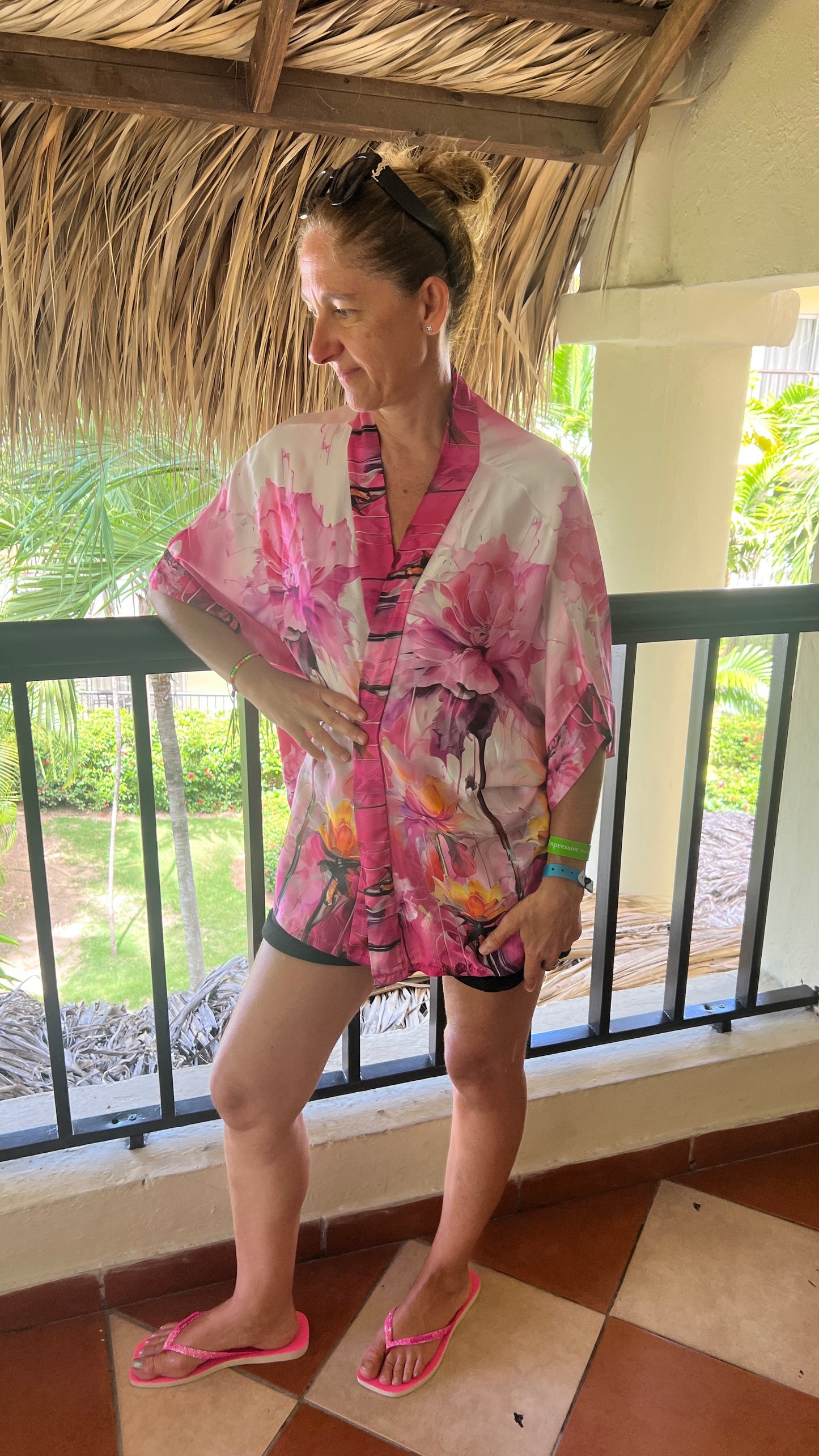 Kimono "rose fuchsia"