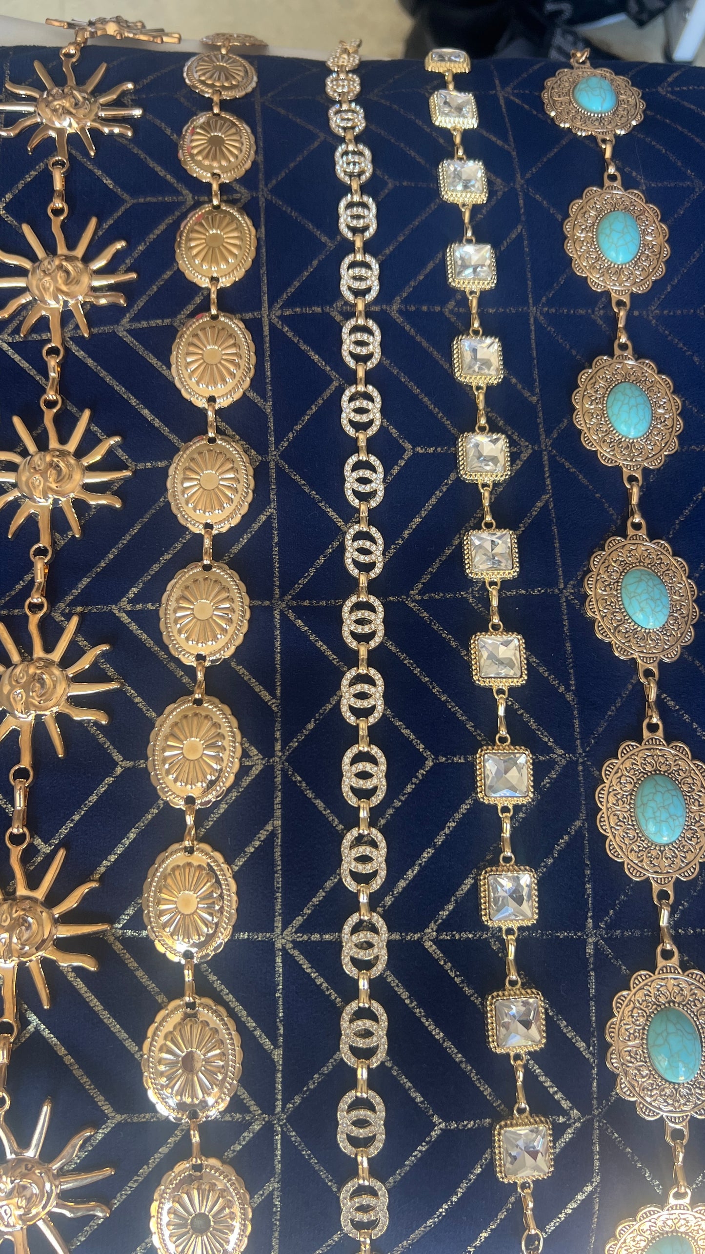 CEINTURE BIJOUX DORÉ