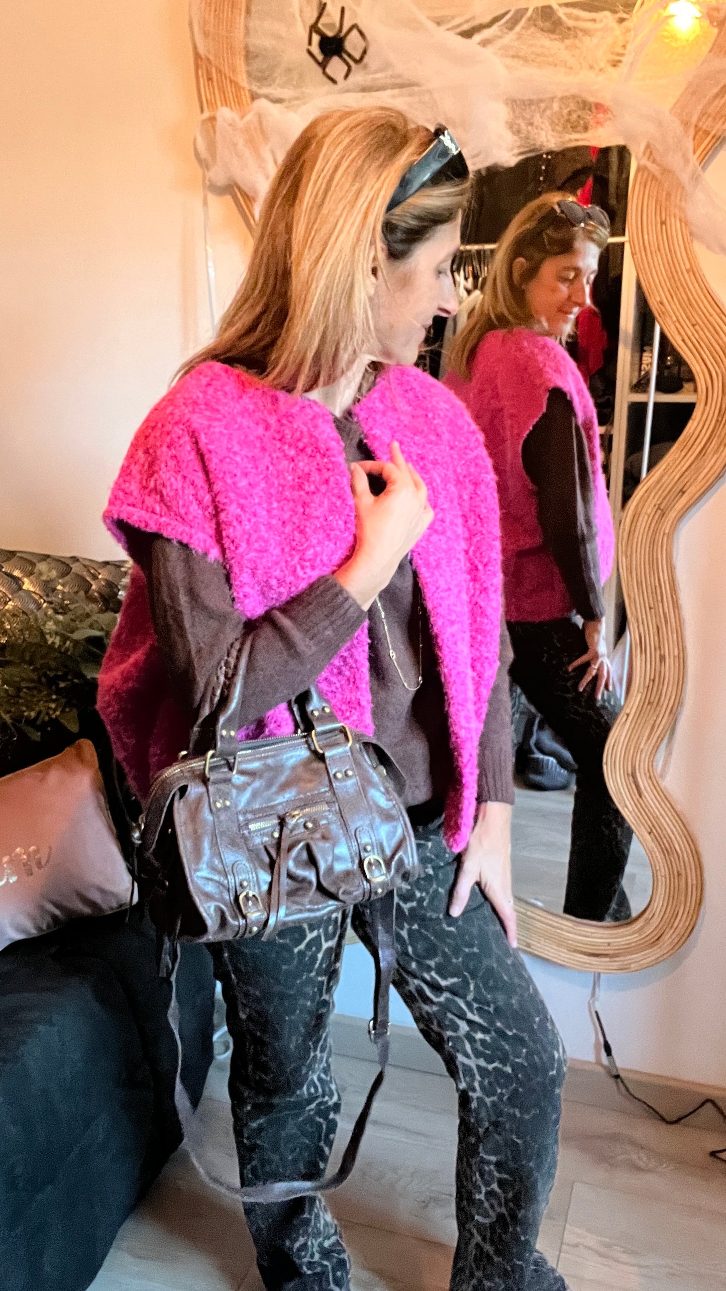 SAC CUIR CHOCOLAT