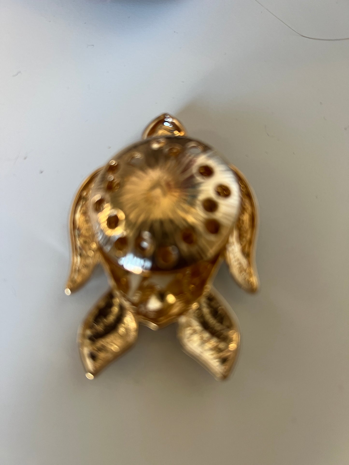 Broche chocolat « TORTUE »