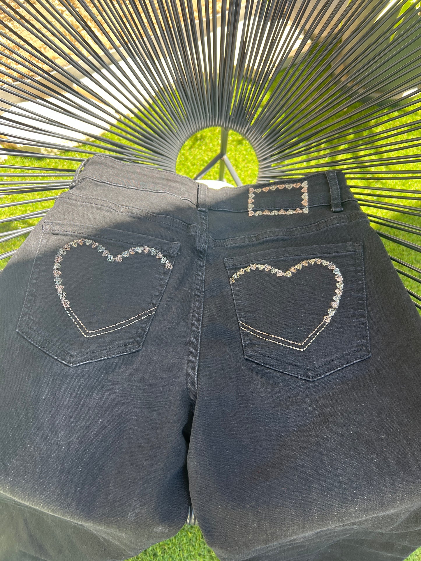 JEANS NOIR "ZOE"