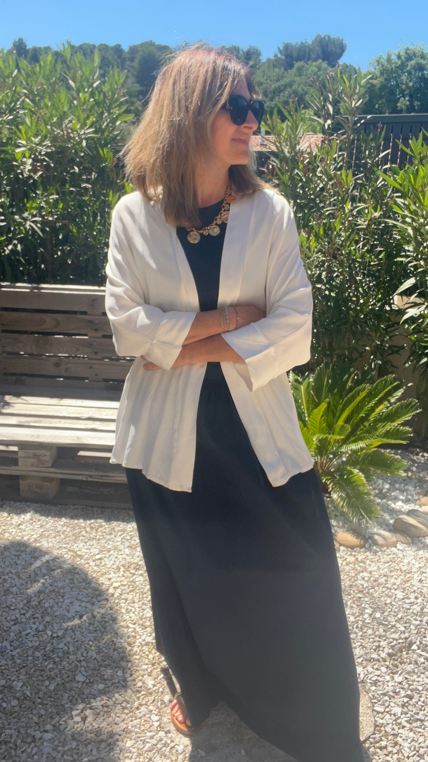 VESTE CHIC BLANC