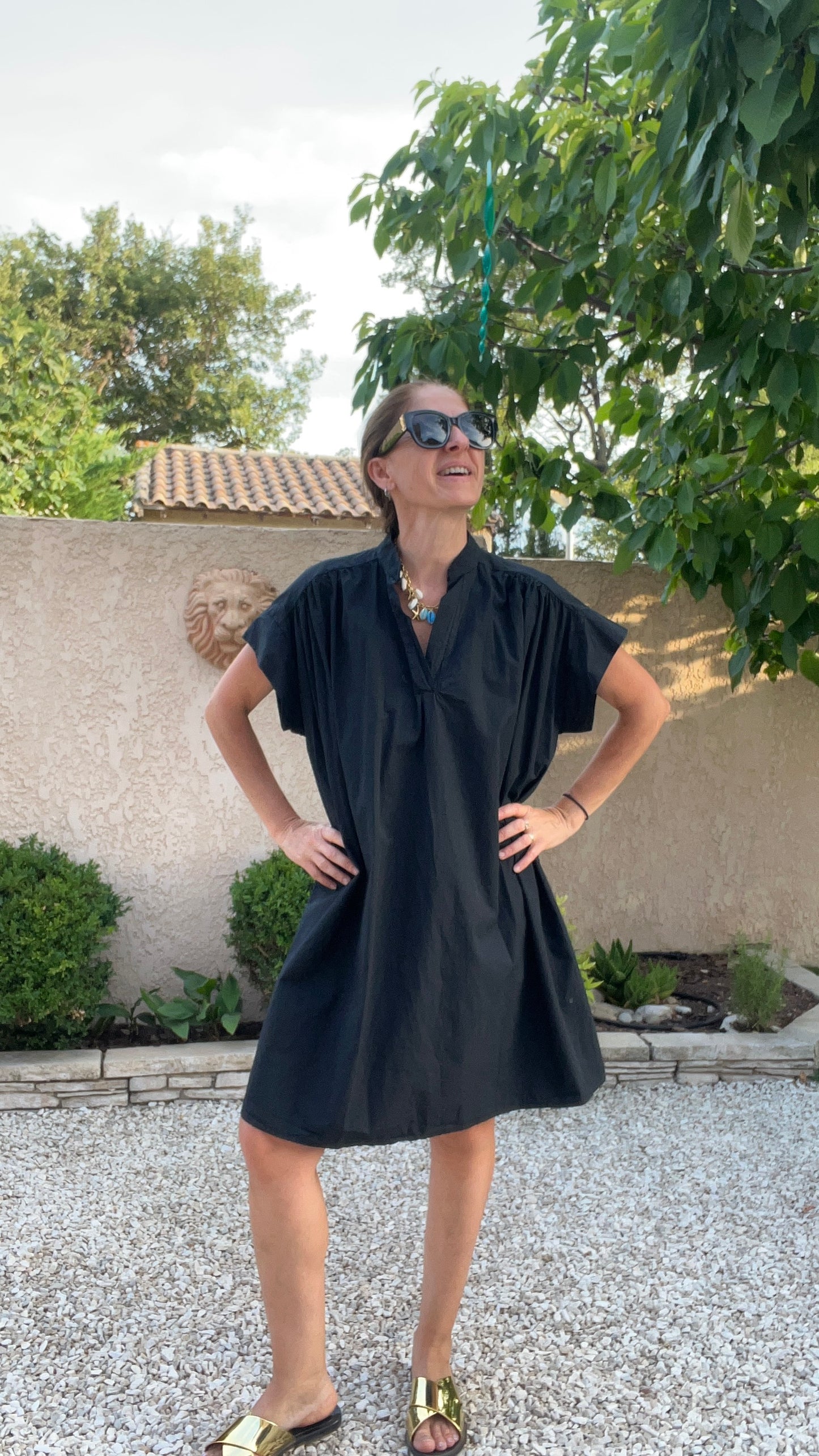 Robe noire "LINA"