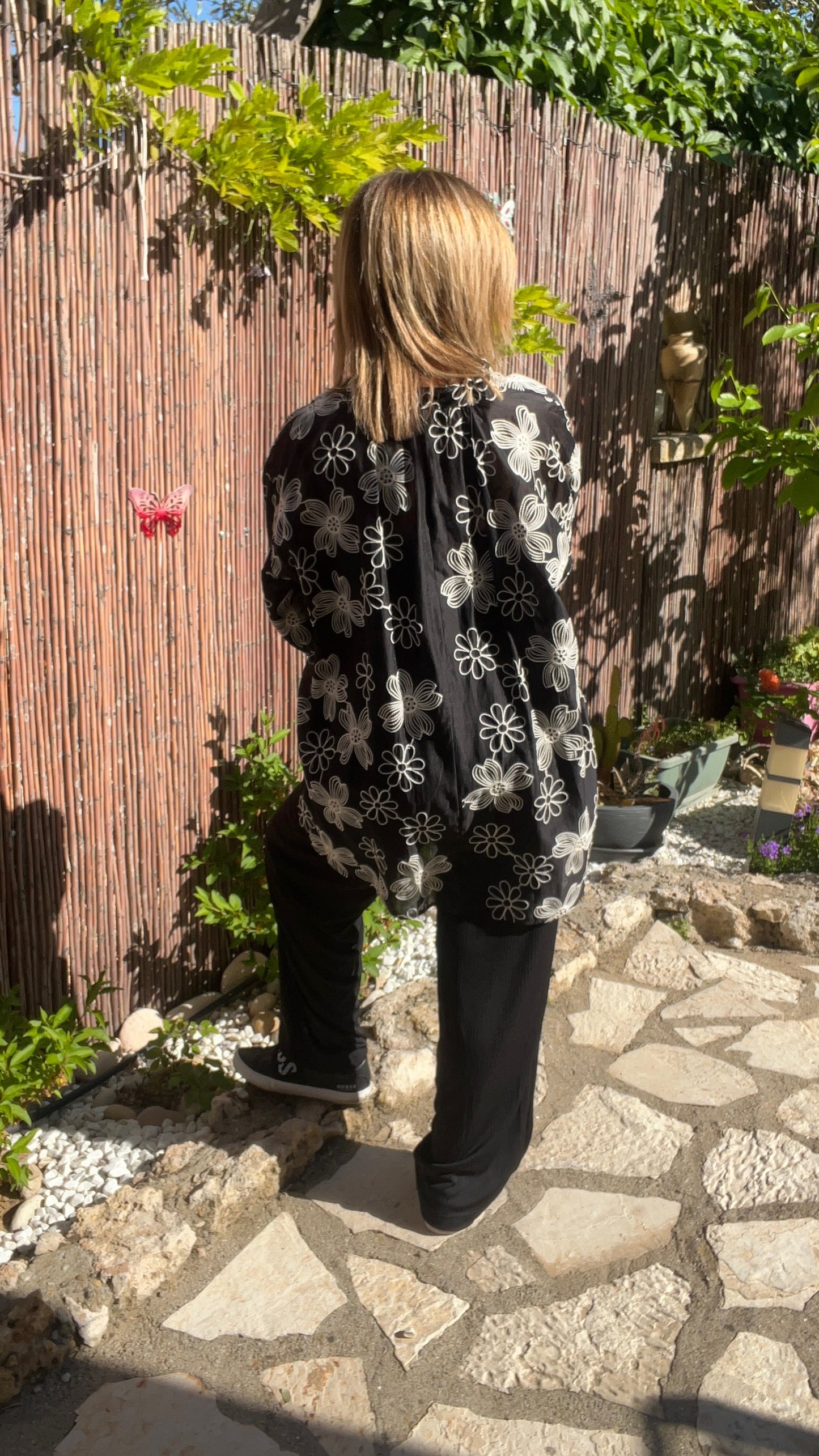 PANTALON FLUIDE NOIR "MARIE"