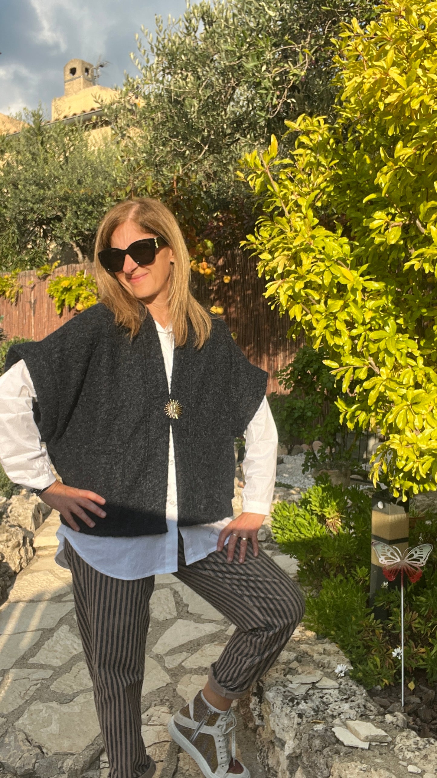 VESTE MANCHES COURTES "SOLEIL"