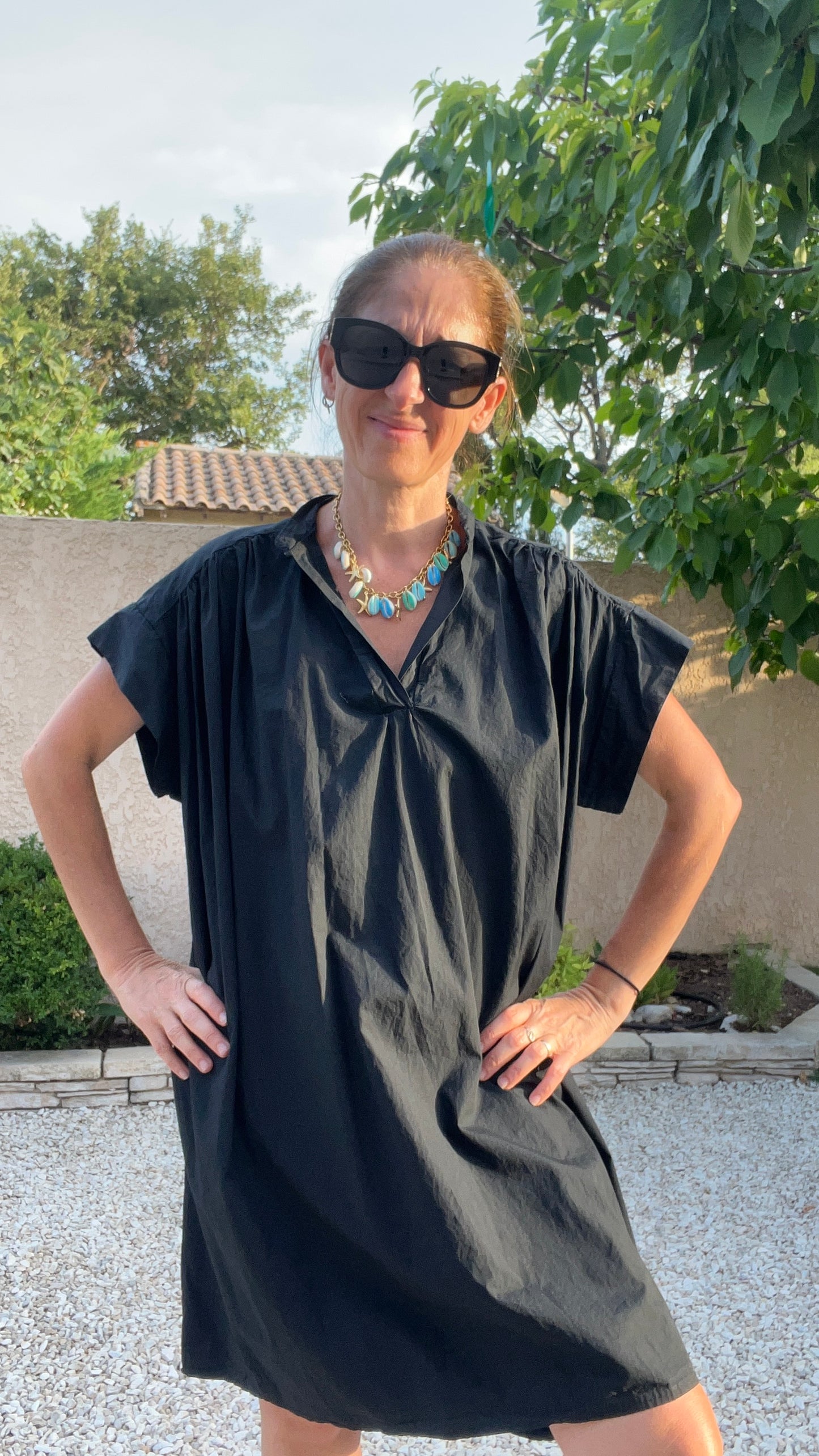 Robe noire "LINA"