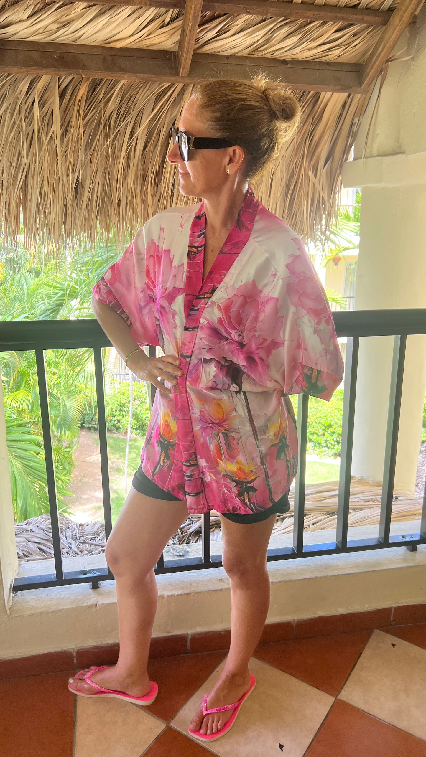 Kimono "rose fuchsia"