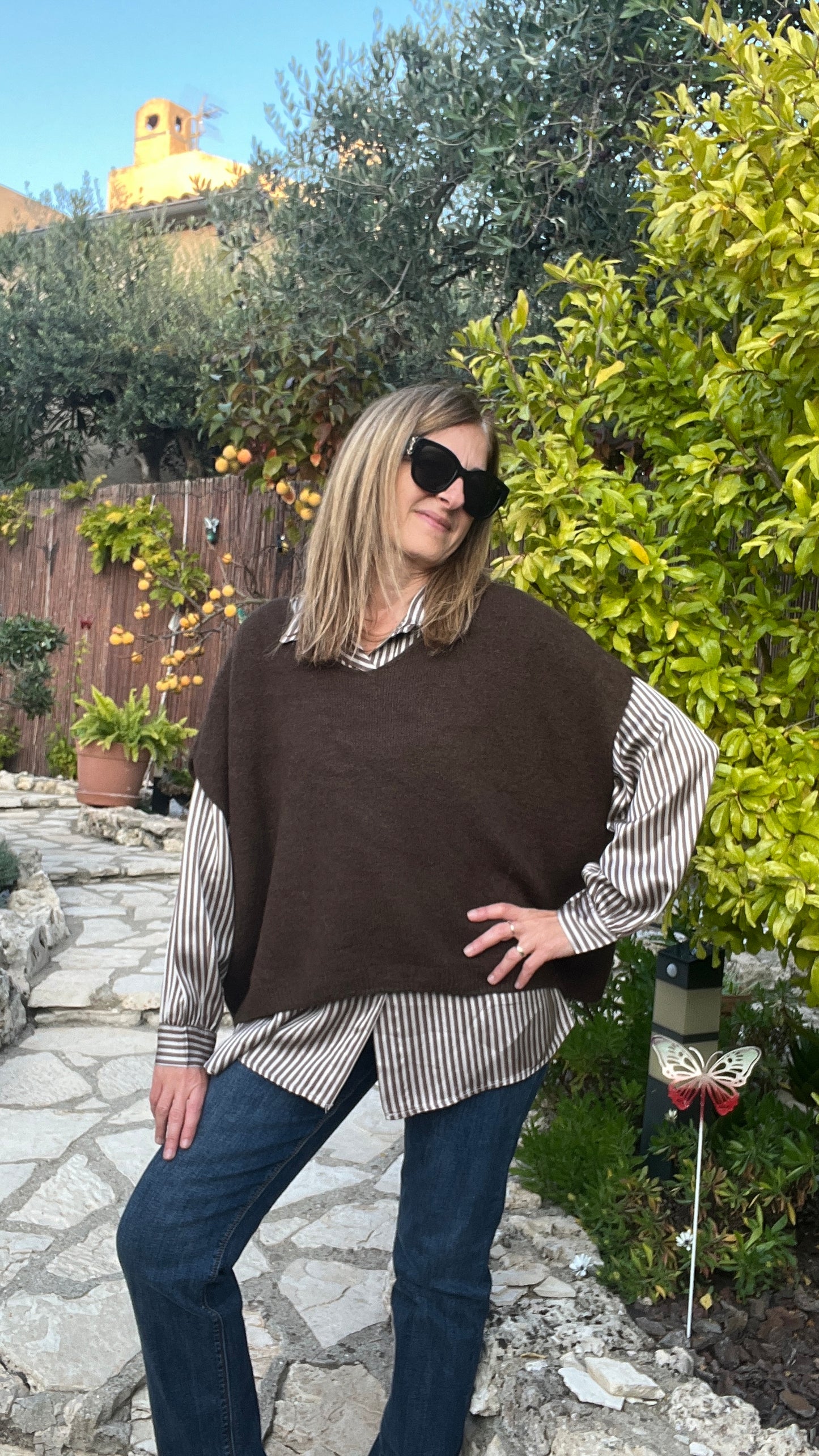 PULL SANS MANCHES "ALPAGA"