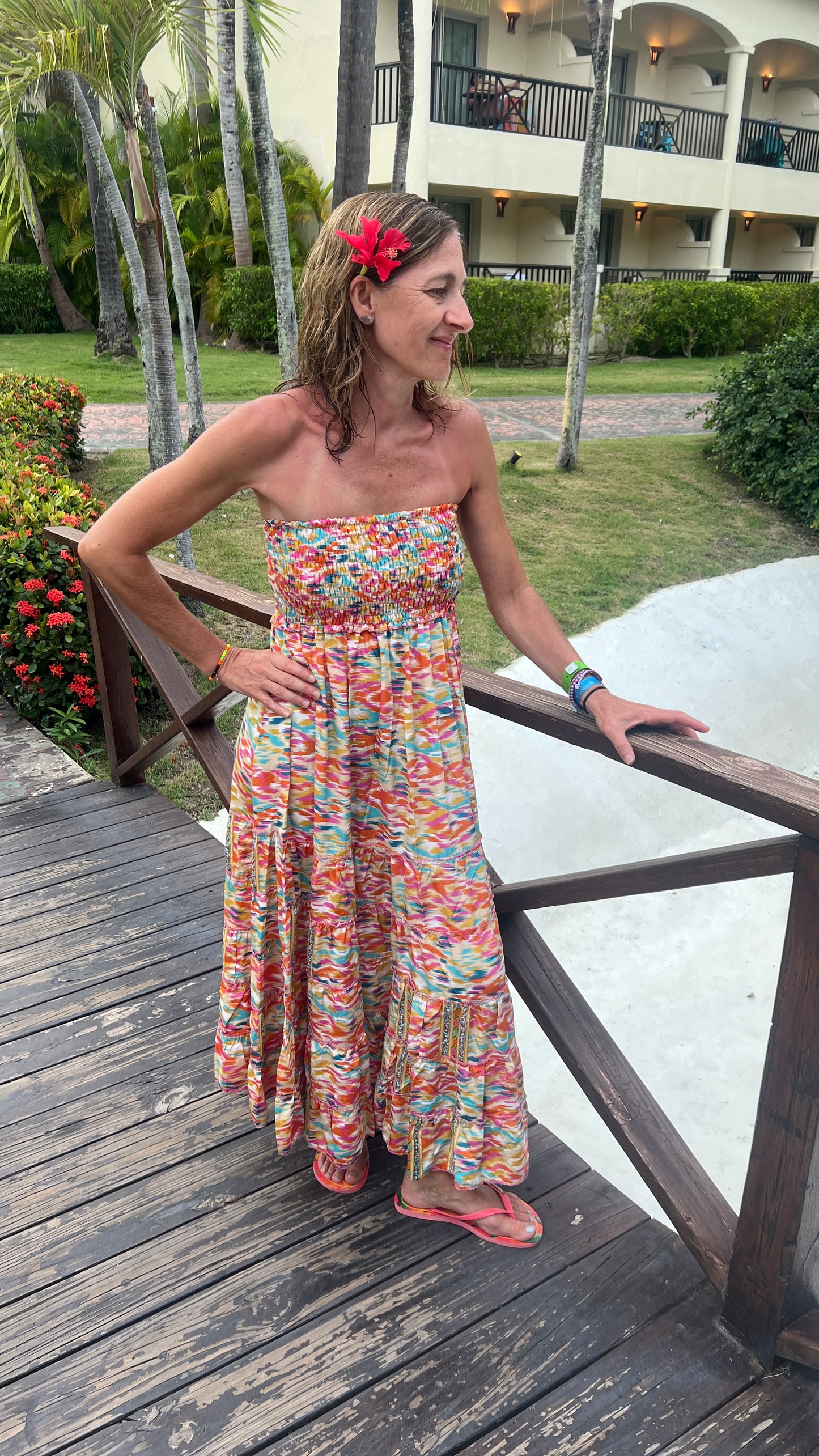 Robe 2en1 "BUSTIER" orange