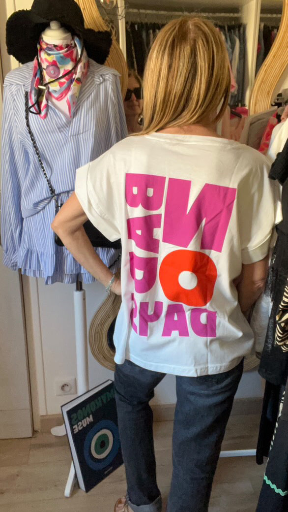 Tee-shirt blanc "No Bad Days"