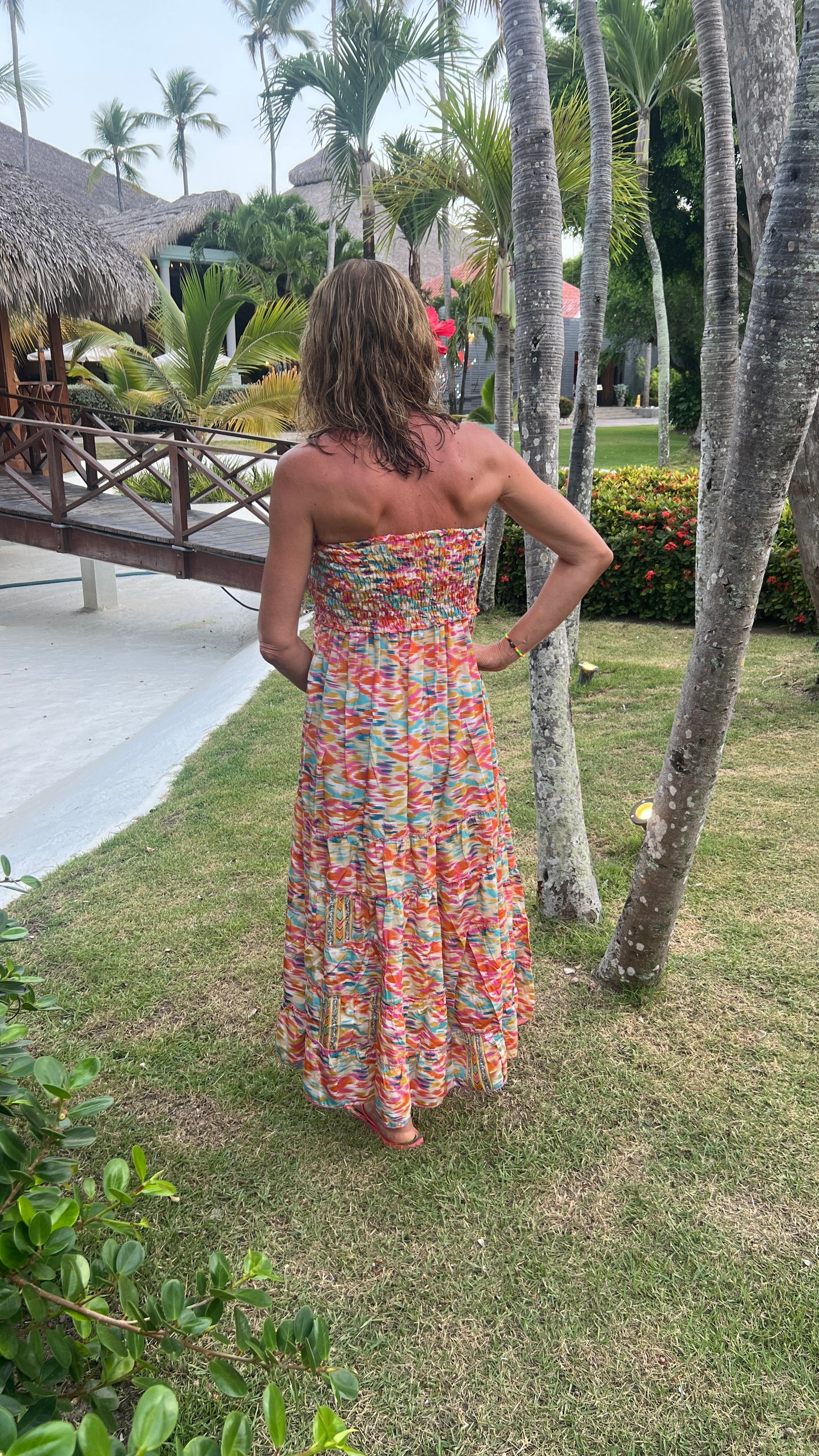Robe 2en1 "BUSTIER" orange