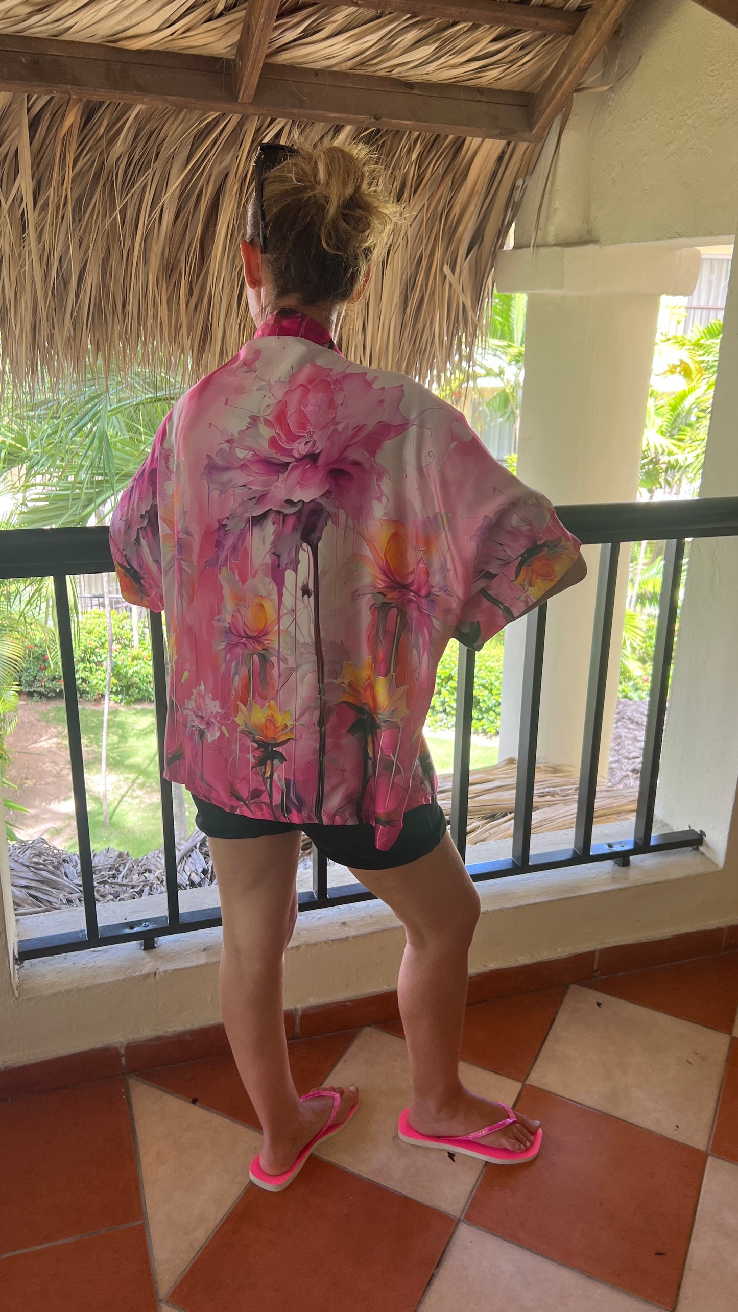Kimono "rose fuchsia"
