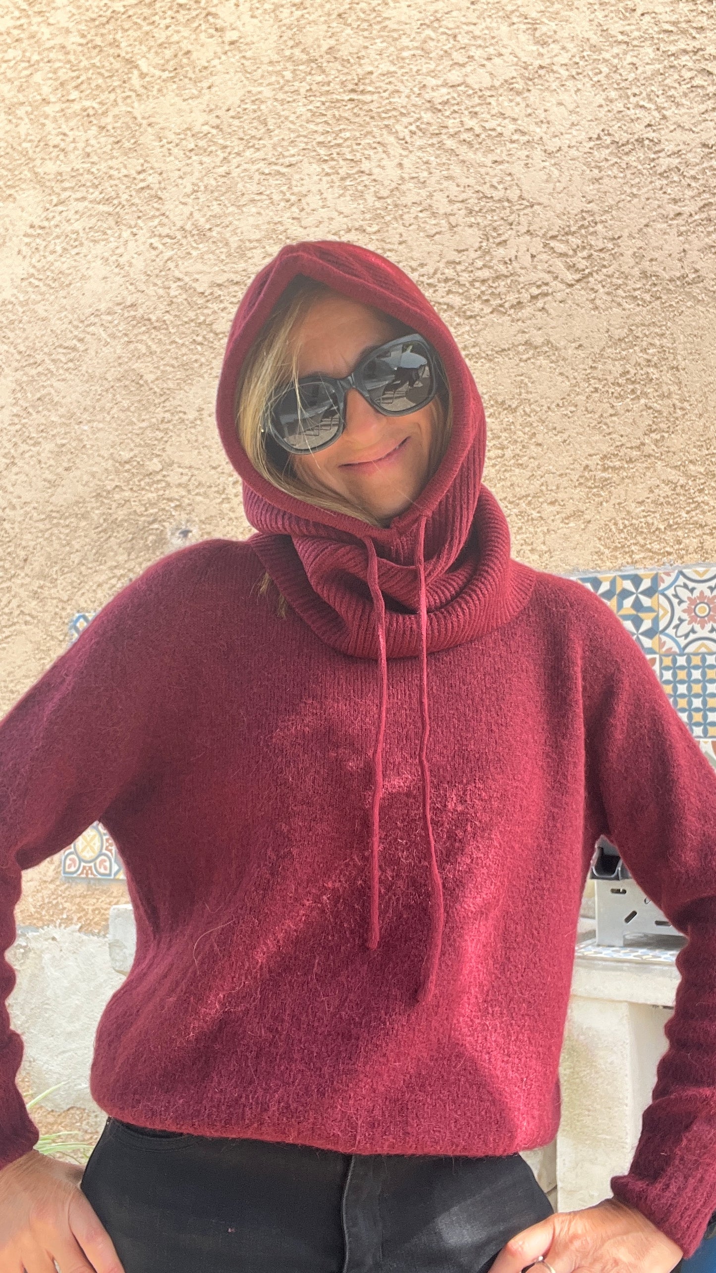 PULL BORDEAUX "CACAO"