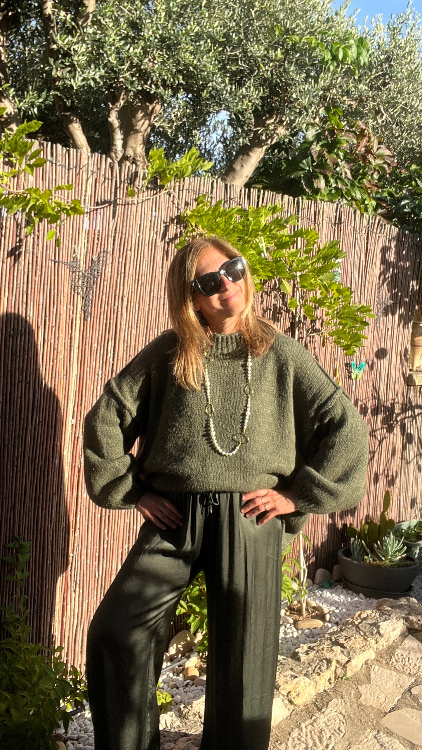 PULL KAKI OVERSIZE « EDEN »