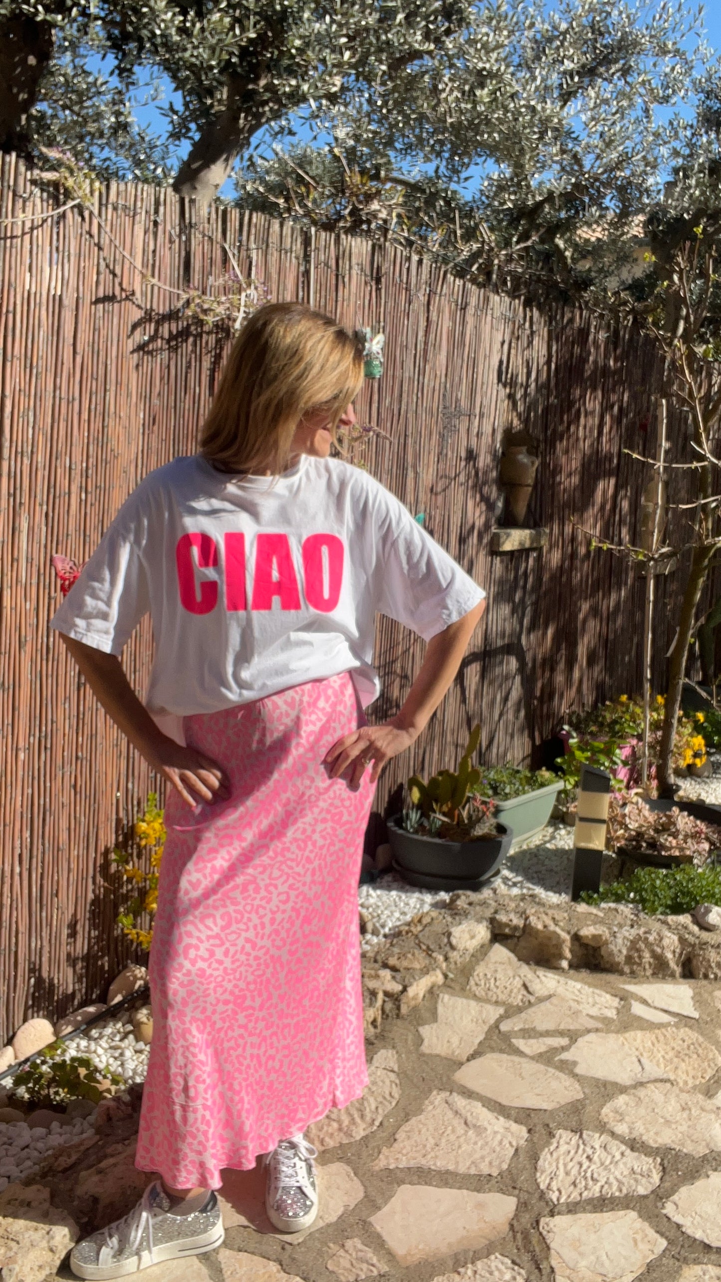 TEE-SHIRT BLANC CIAO