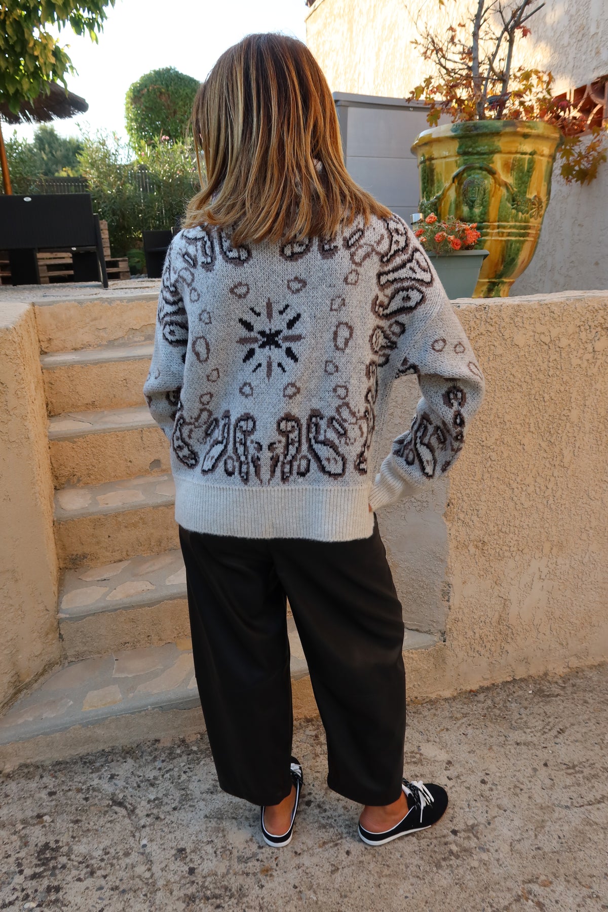 GILET BANDANA BEIGE