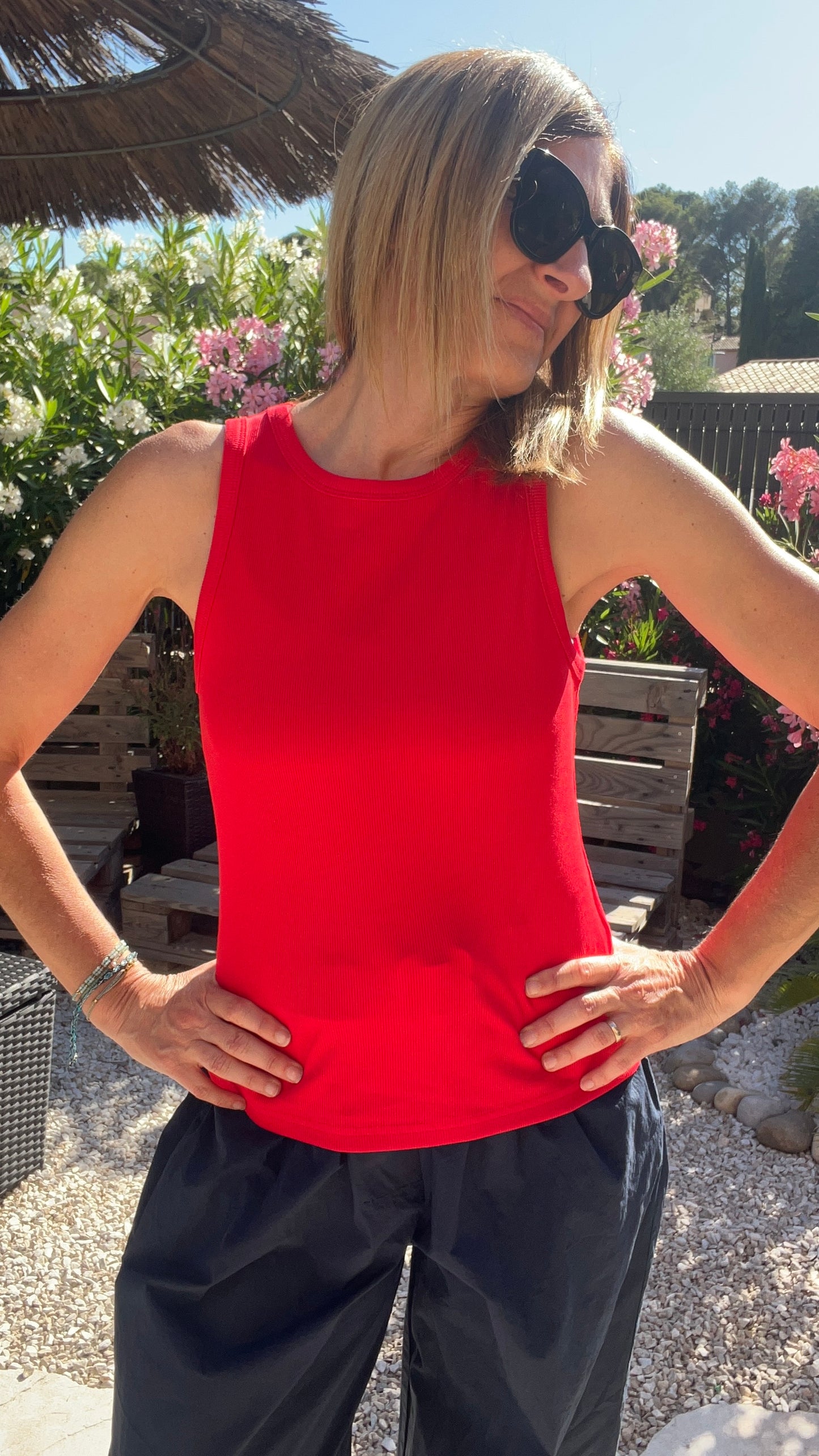 DEBARDEUR ROUGE GIOYA