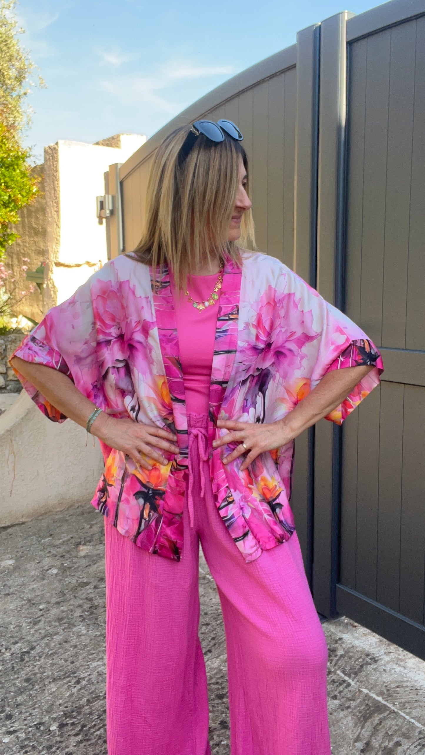 KIMONO ROSE FUCHSIA