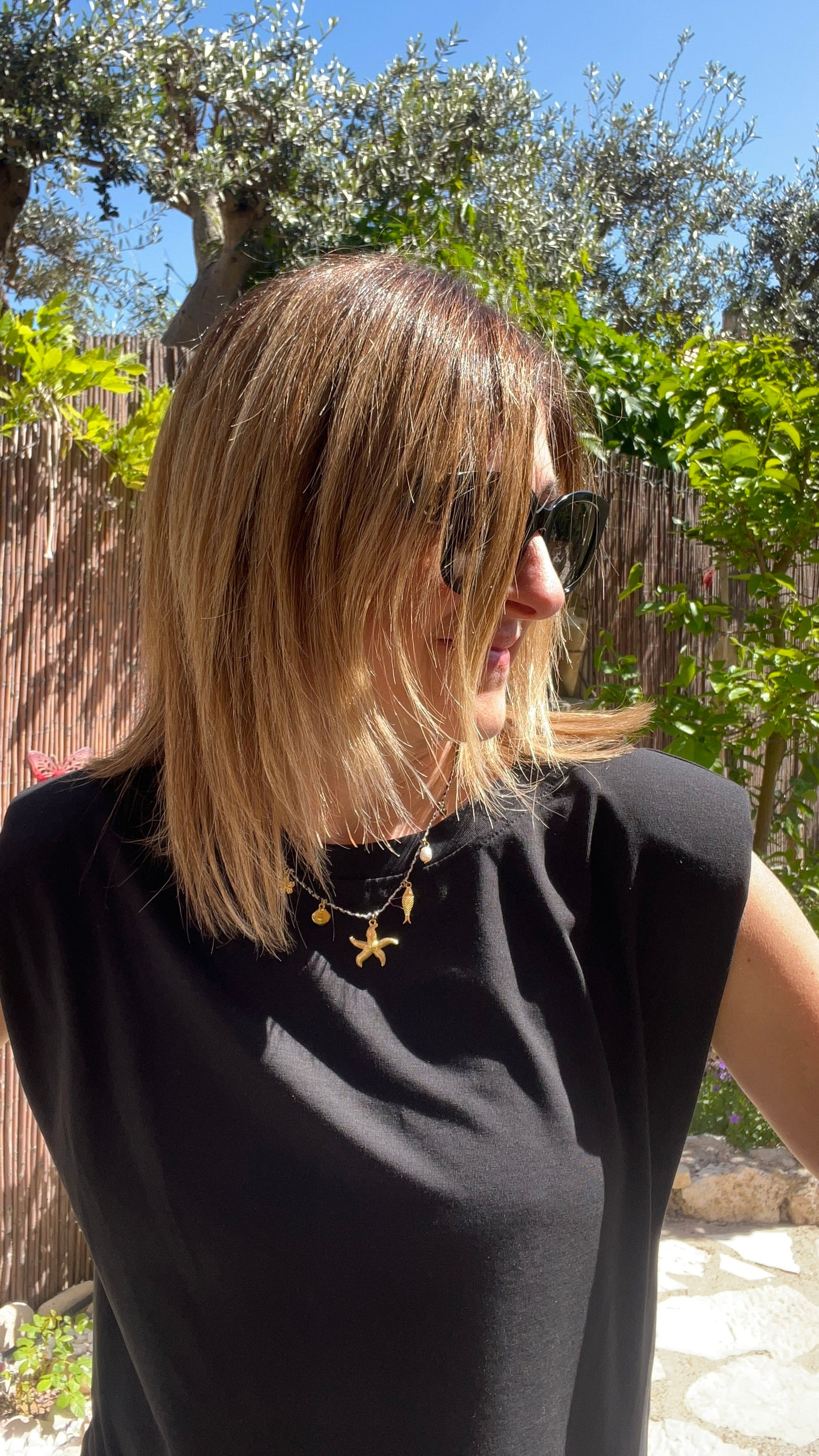 DEBARDEUR EPAULETTES NOIR AILES
