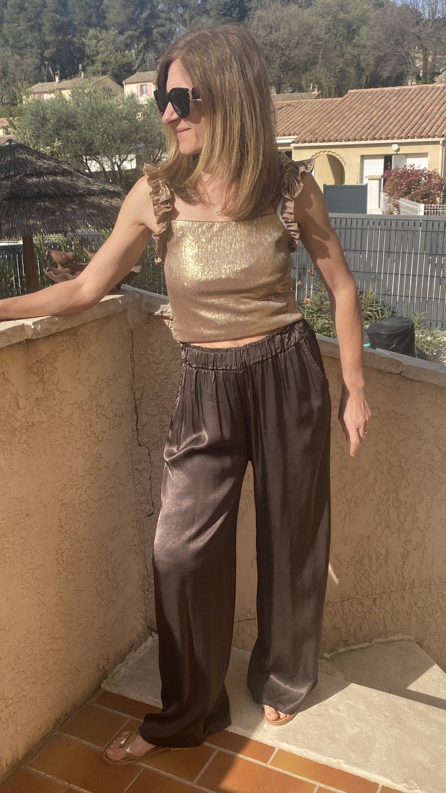 Top doré Louisa