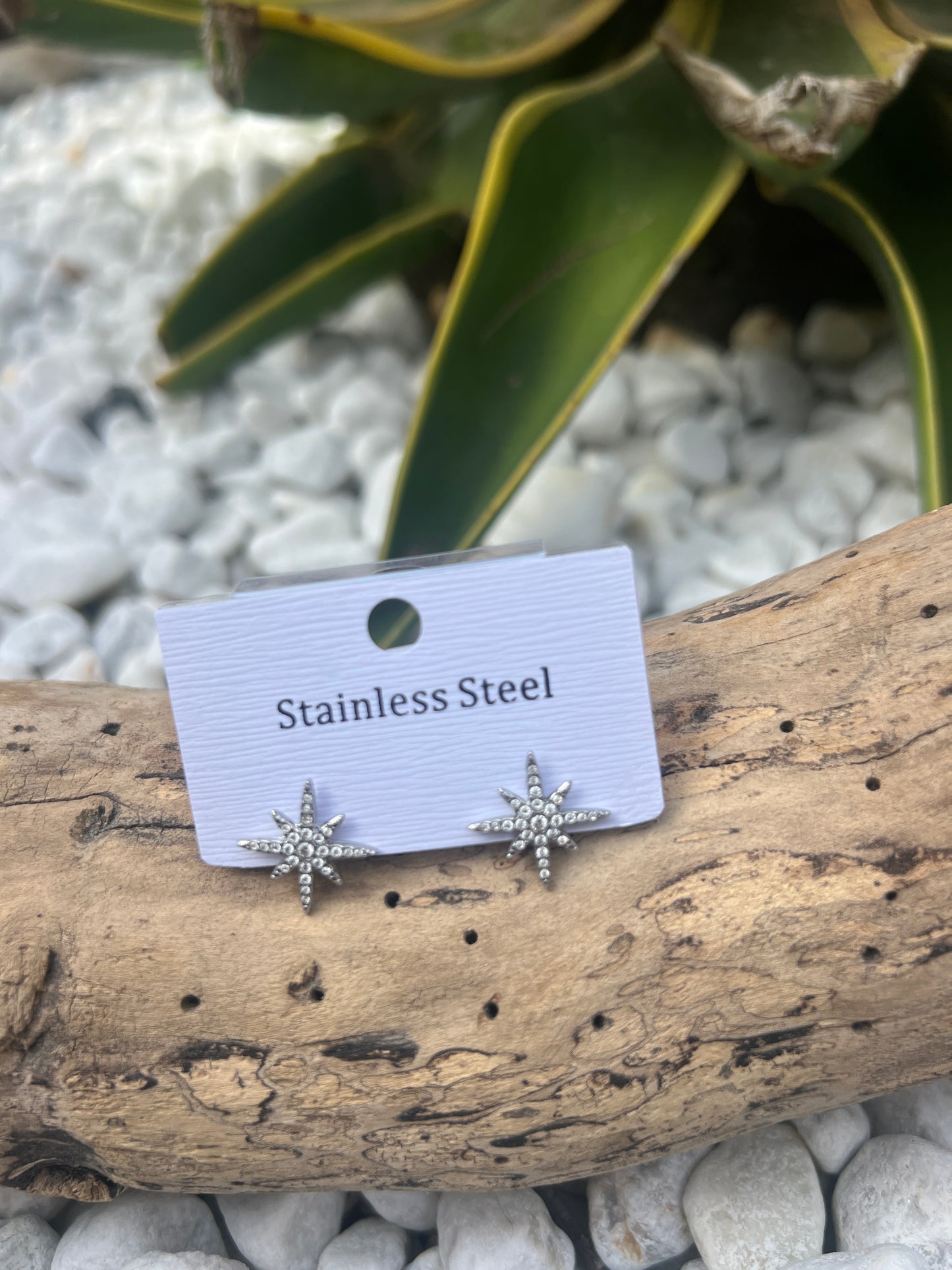 BOUCLES D'OREILLES ARGENTEES "METEORITES"