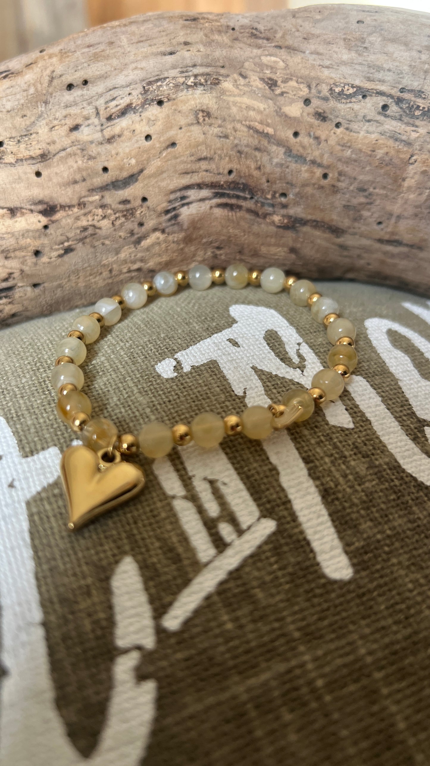 BRACELET PERLES "MEDAILLONS"