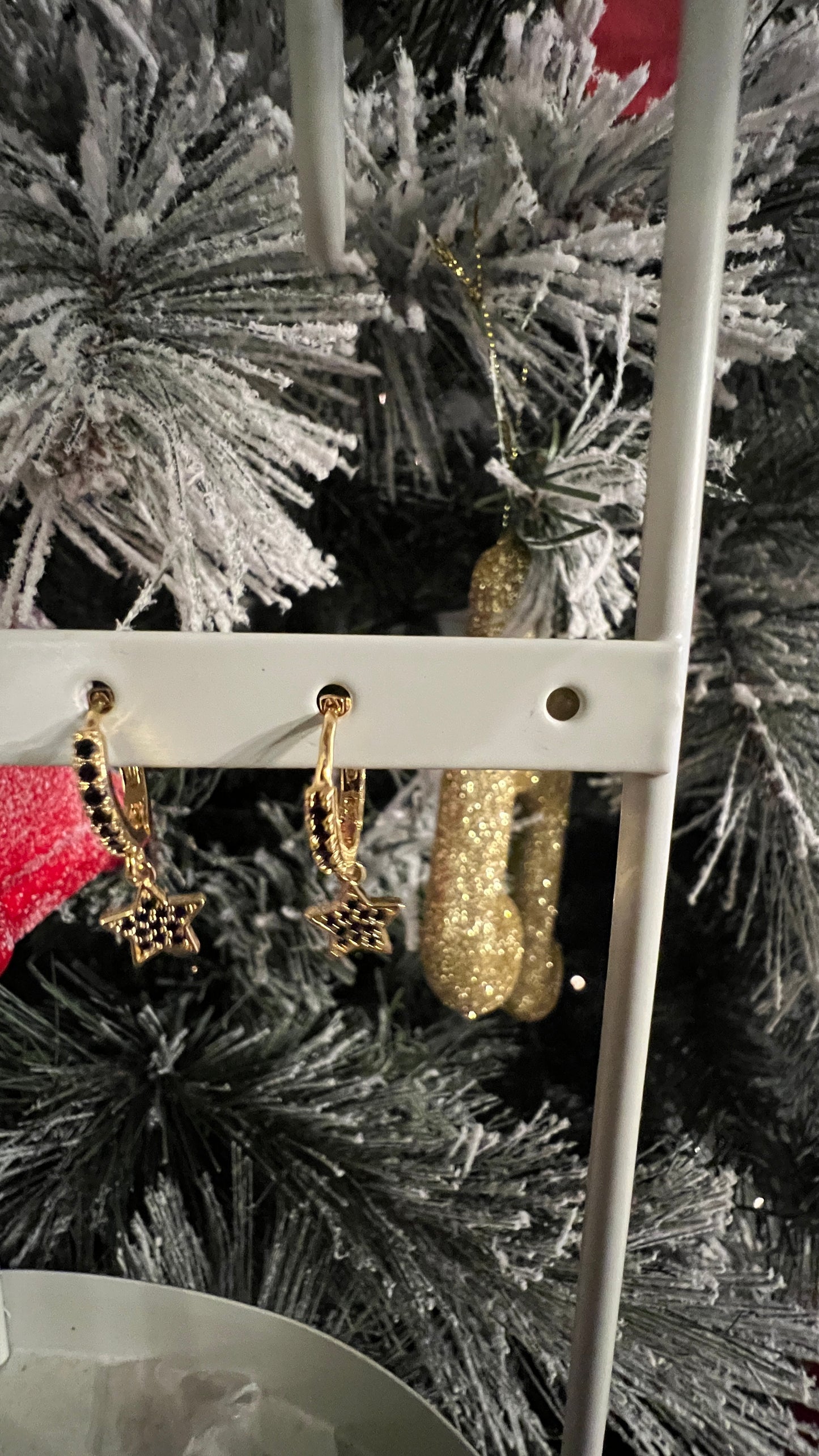 ANNEAUX DORES & NOIRS ETOILES