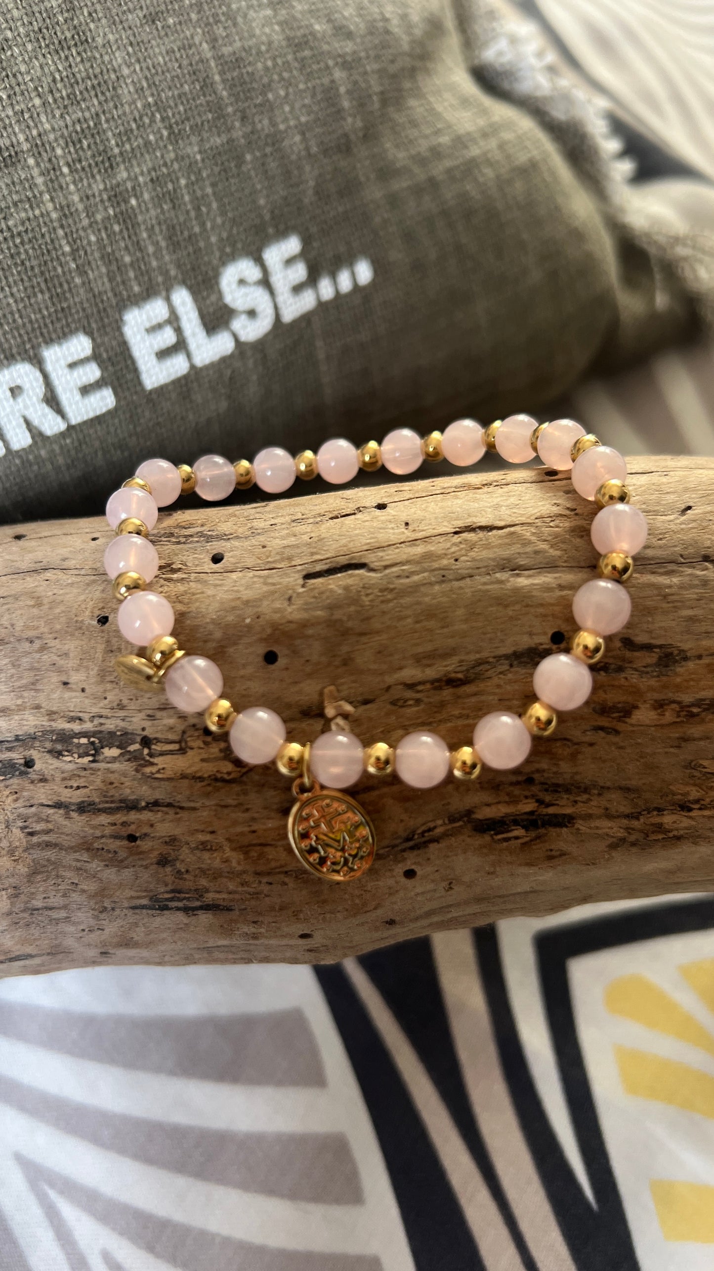 BRACELET PERLES "MEDAILLONS"