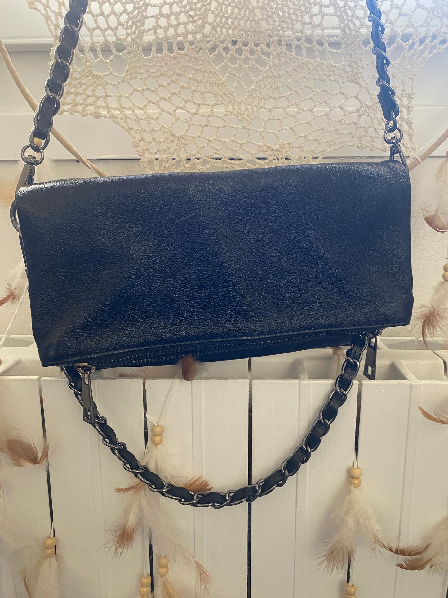 Pochette noir "Nina"