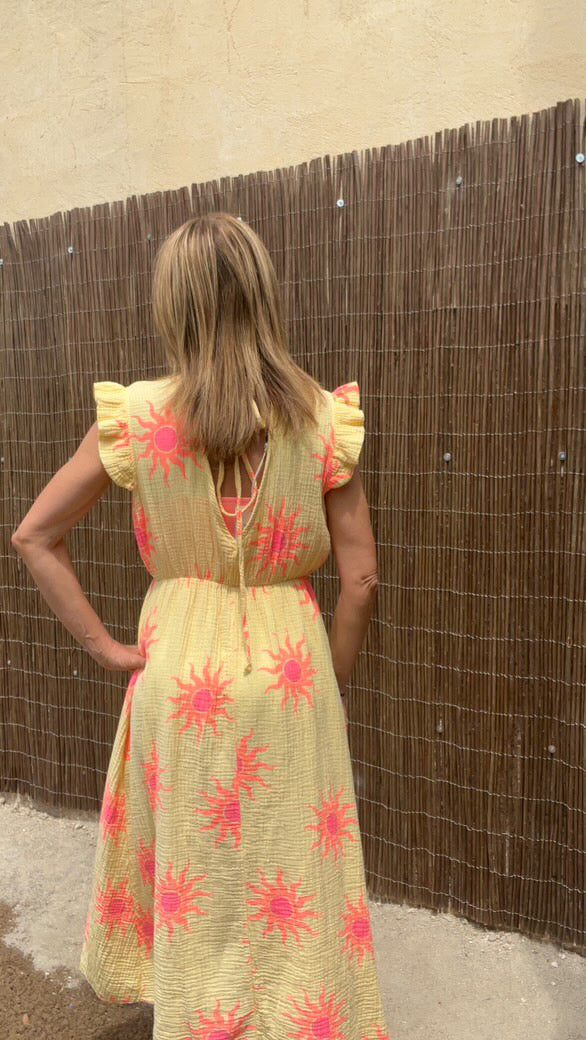 Robe jaune/orange "Soleil"