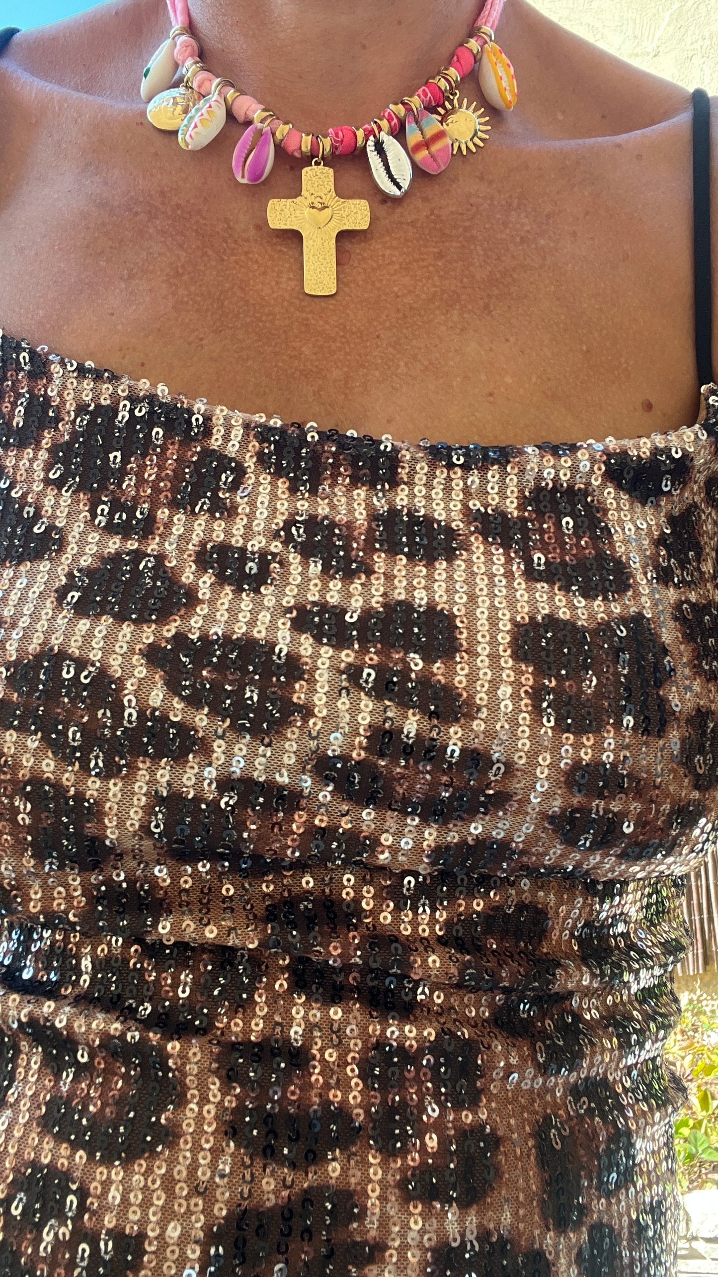 Collier rose dégradé "milë & mila"