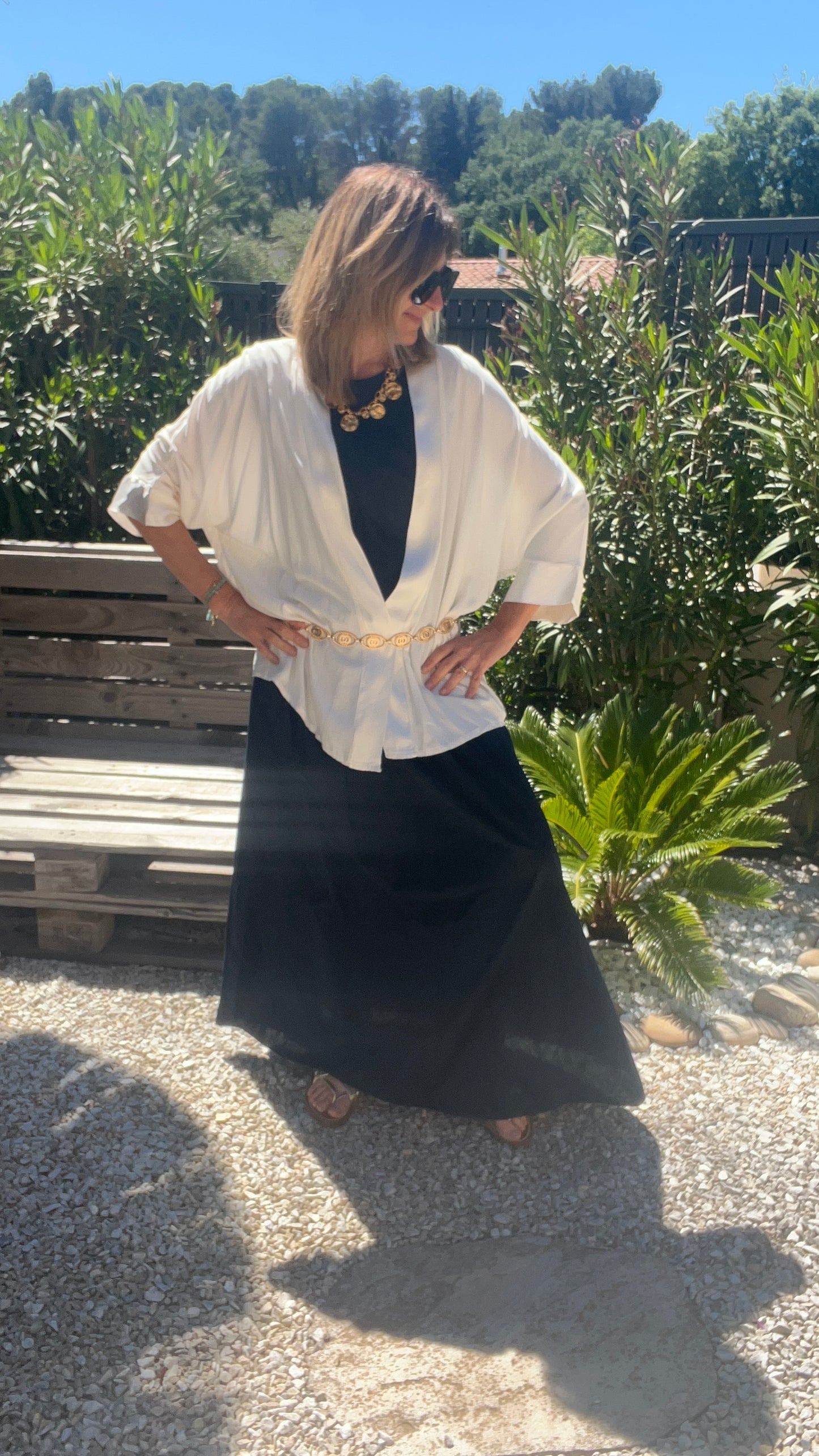 VESTE CHIC BLANC