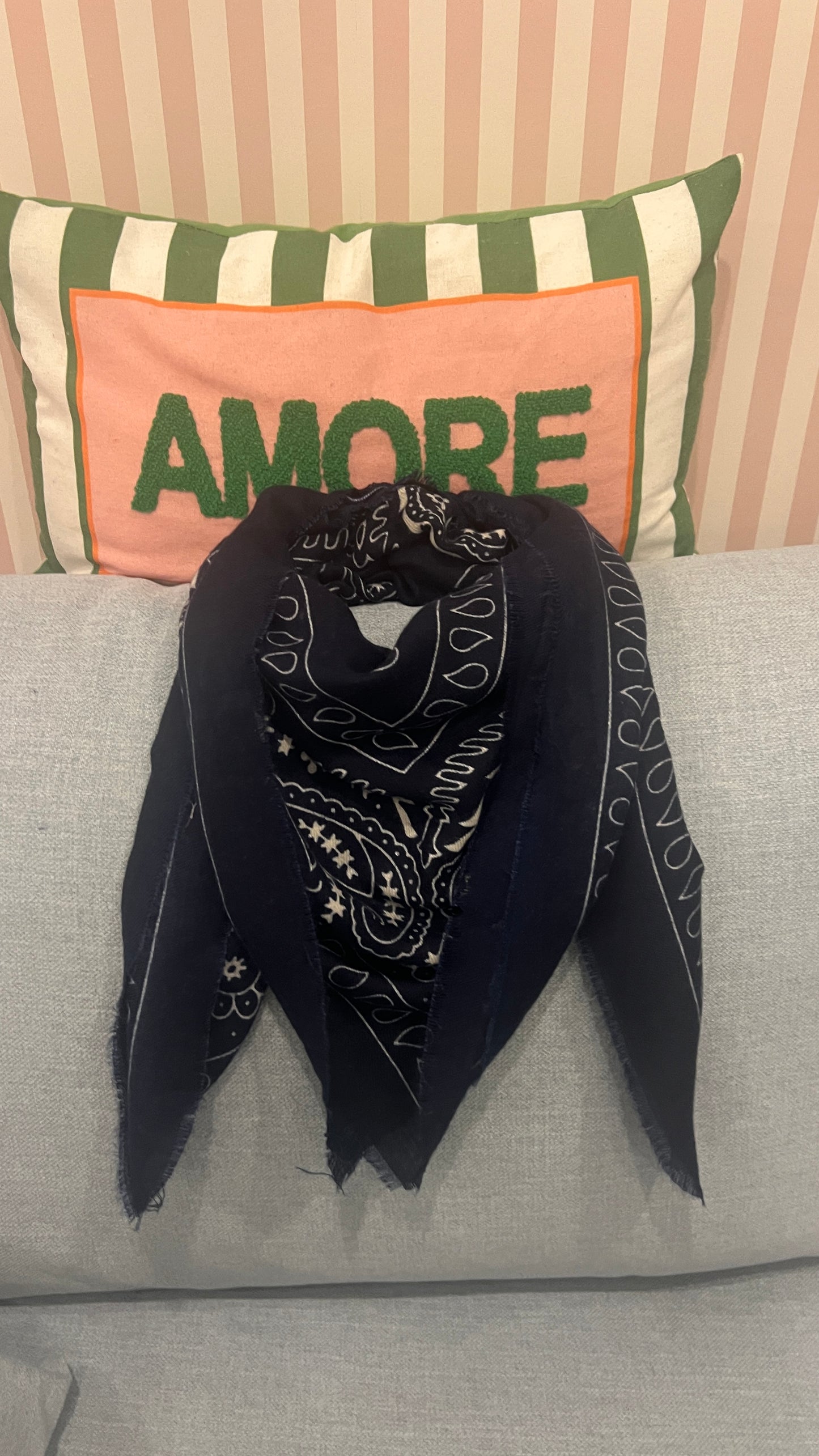 FOULARD GRAND CARRE "BANDANA"