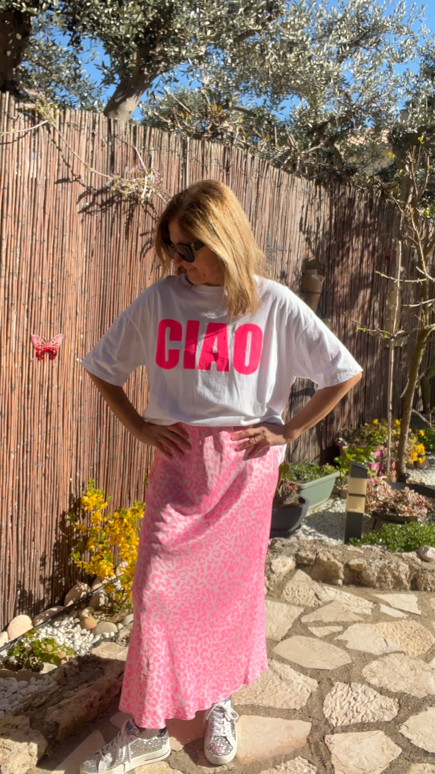 TEE-SHIRT BLANC CIAO