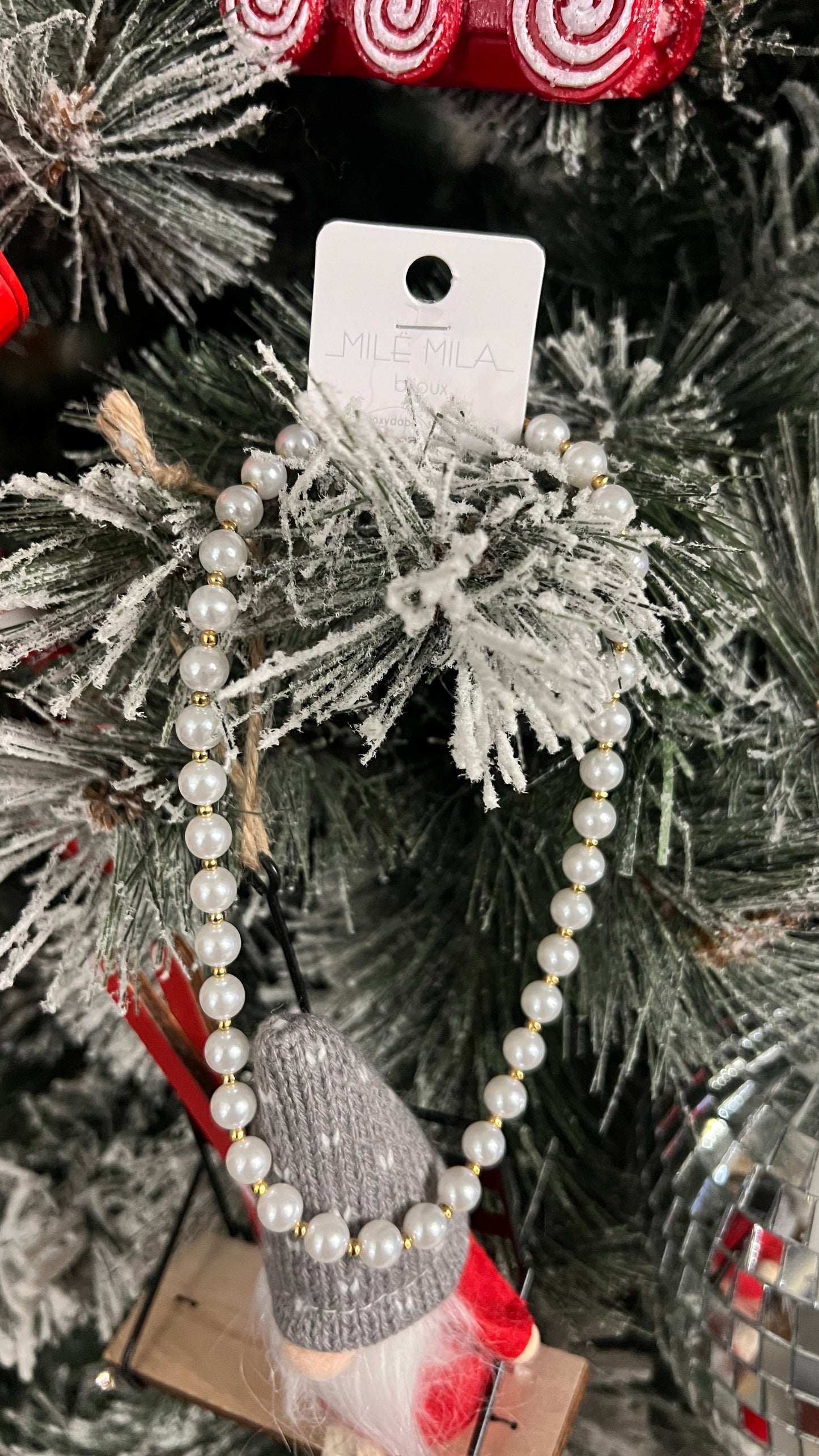 COLLIER PERLES CULTURE CHARMS "MILE MILA"