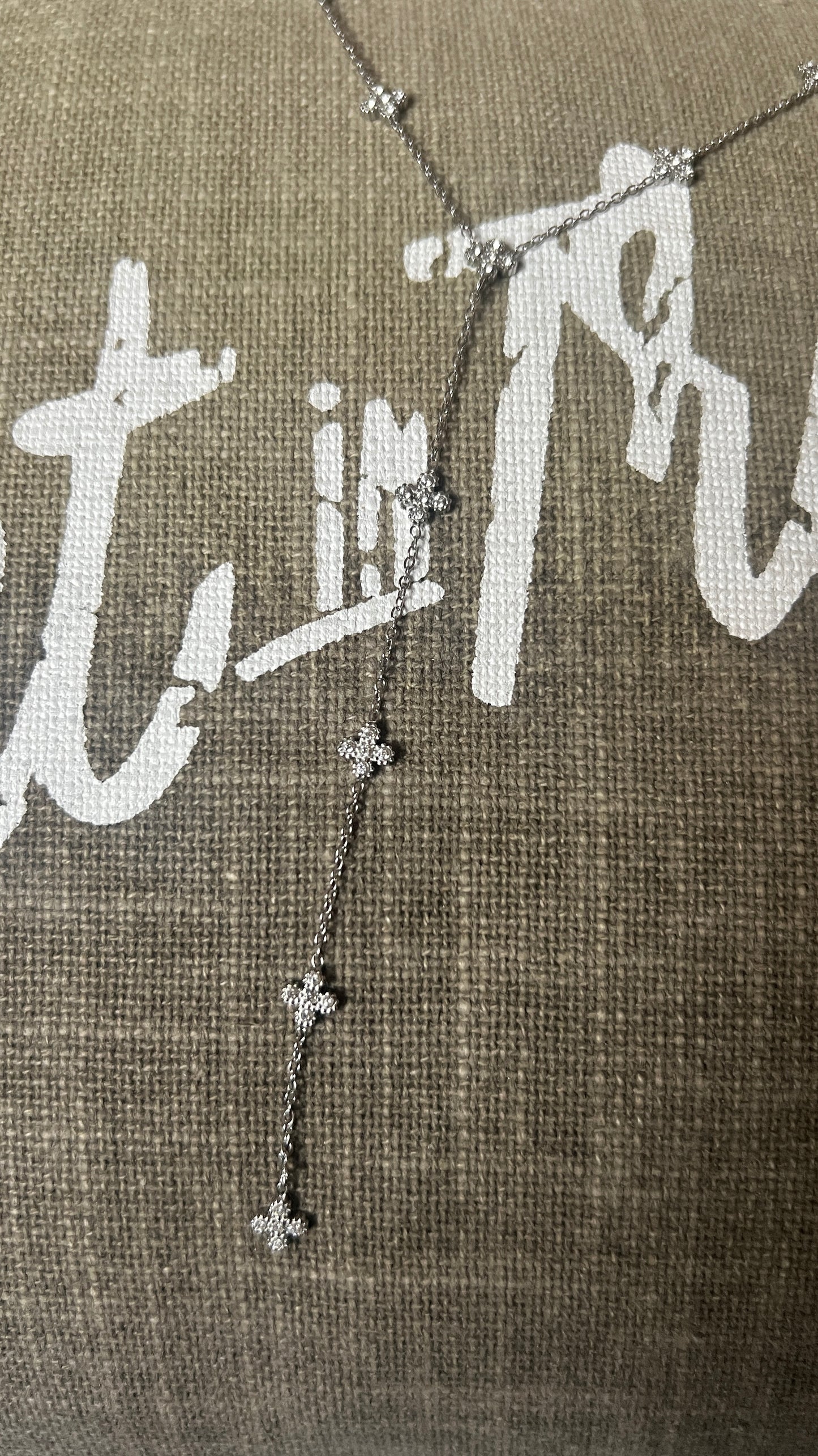 COLLIER ARGENTE MINI CROIX
