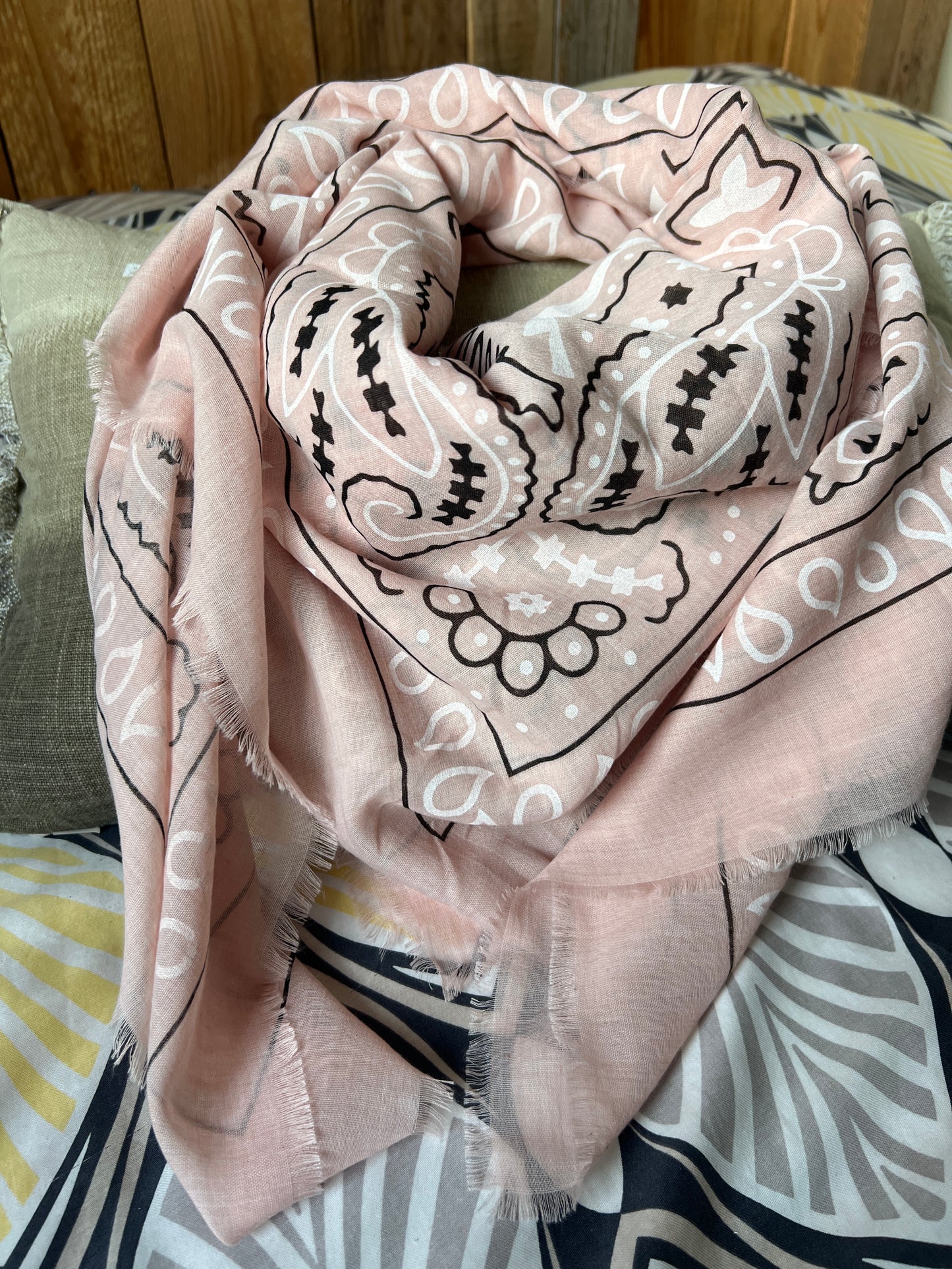 FOULARD GRAND CARRE "BANDANA"