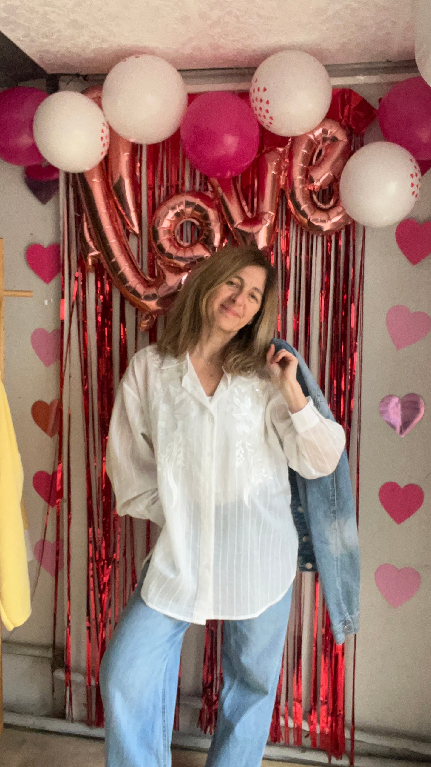 CHEMISIER BRODE & MINIS SEQUINS "ELINA"