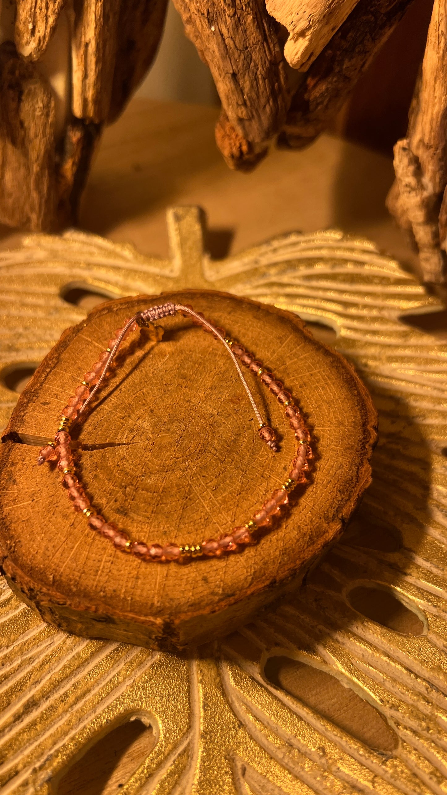 BRACELET PERLES REGLABLE