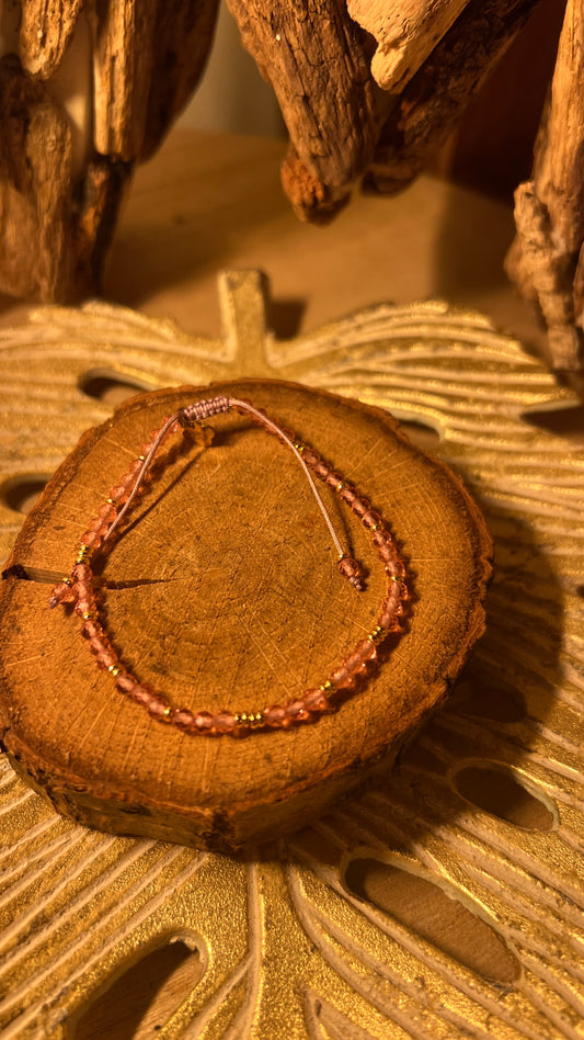 BRACELET PERLES REGLABLE