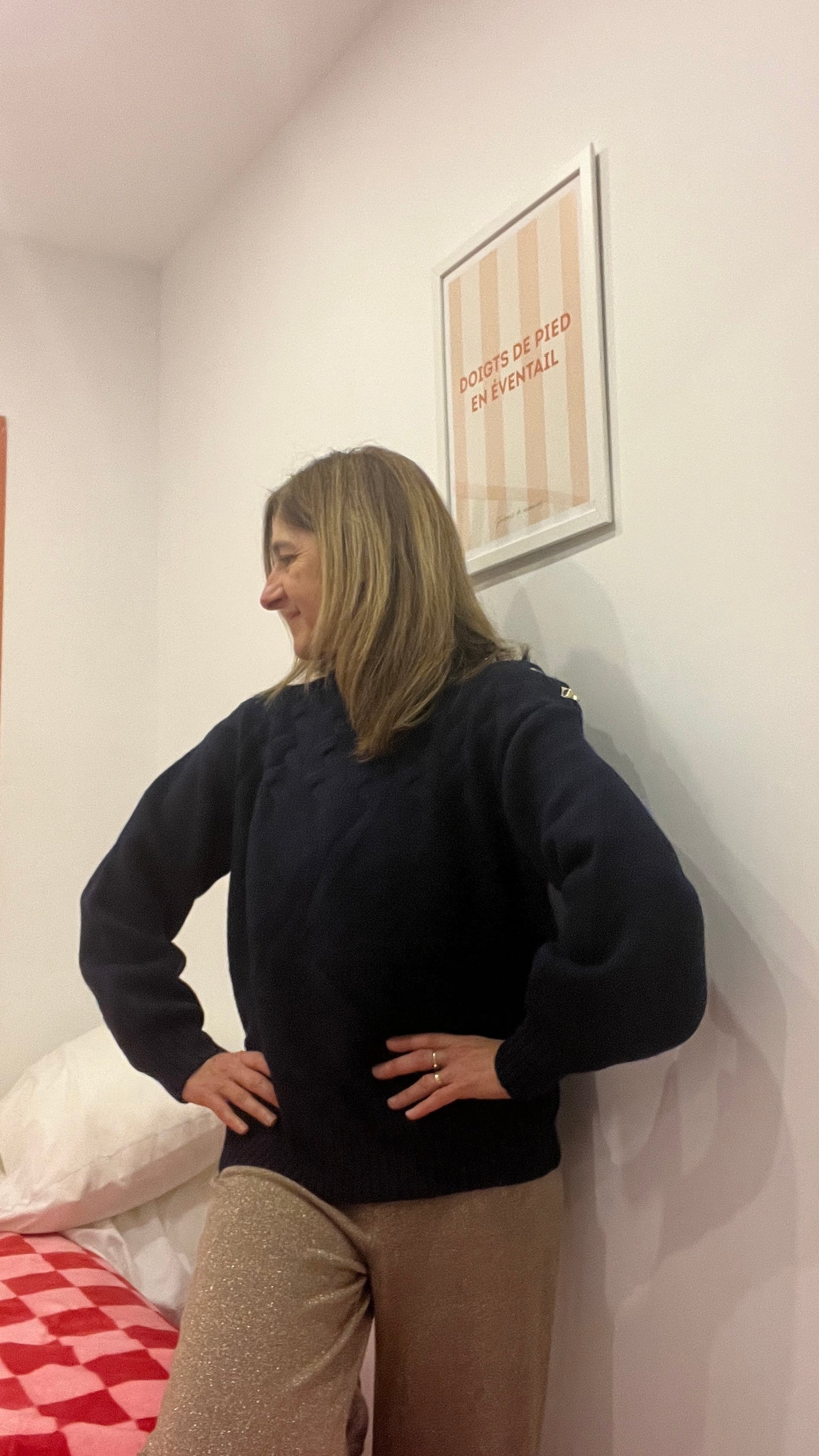 PULL BLEU MARINE TORSADE