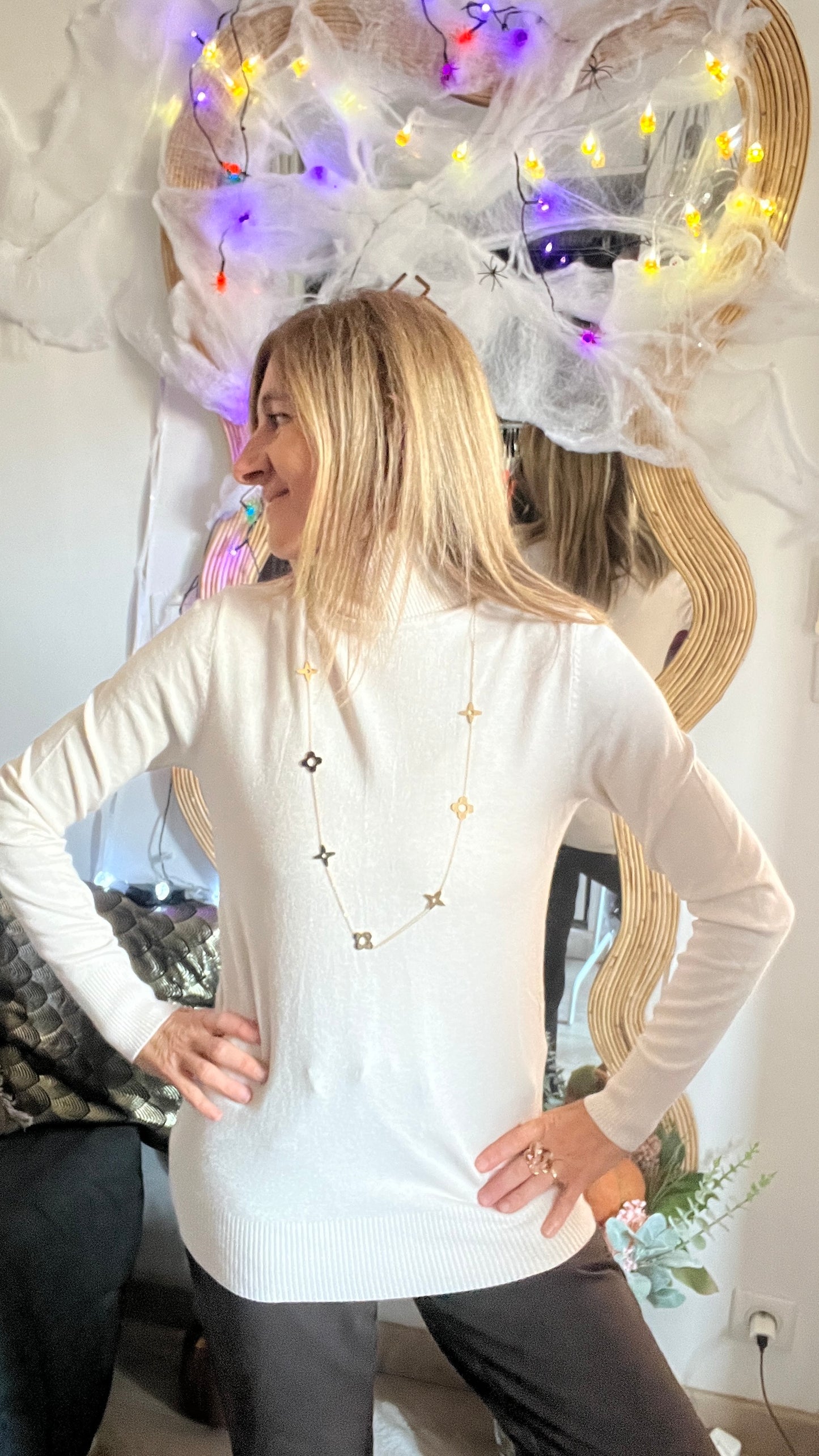 PULL COL ROULE  «MAYA»