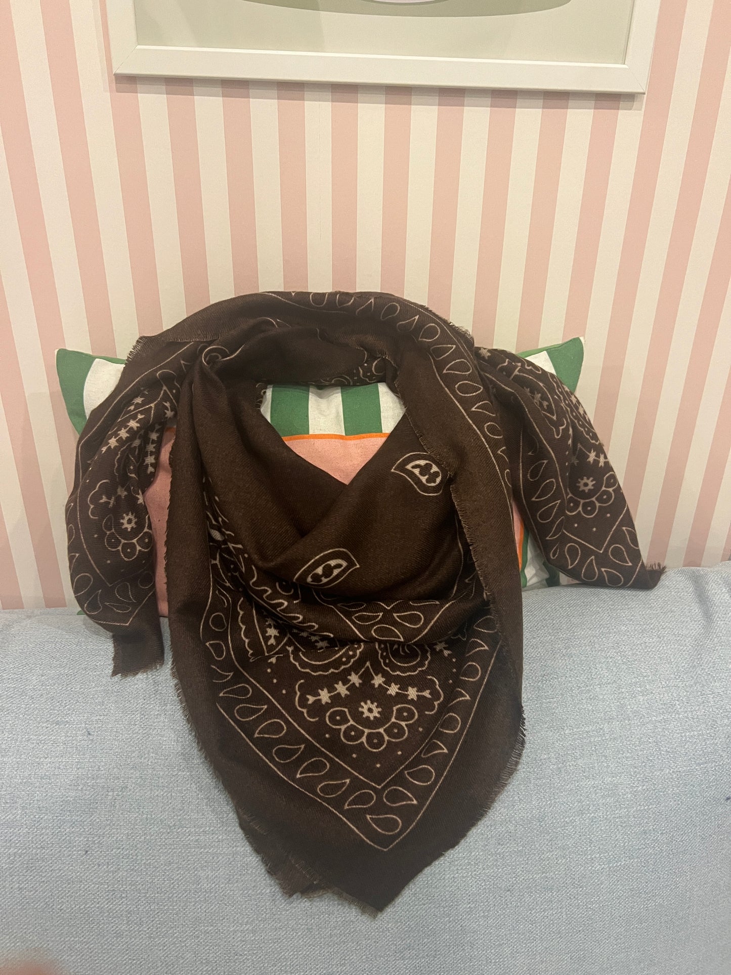 FOULARD GRAND CARRE "BANDANA"
