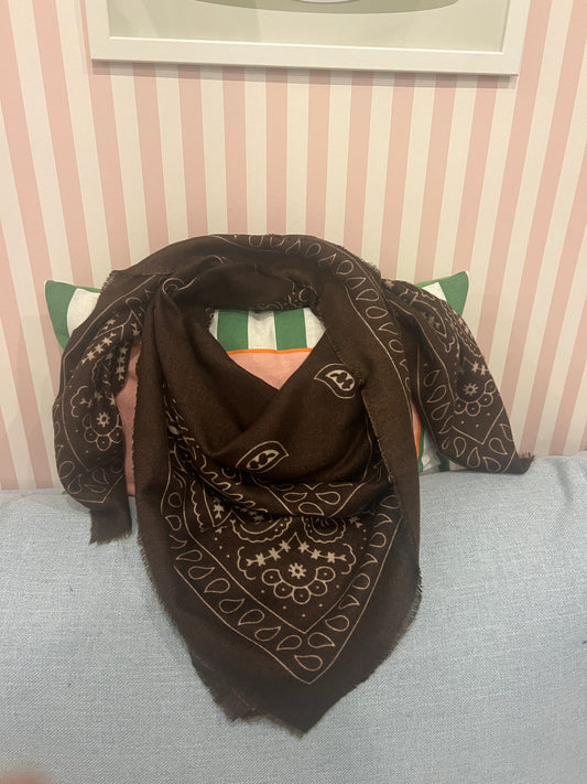 FOULARD GRAND CARRE "BANDANA"
