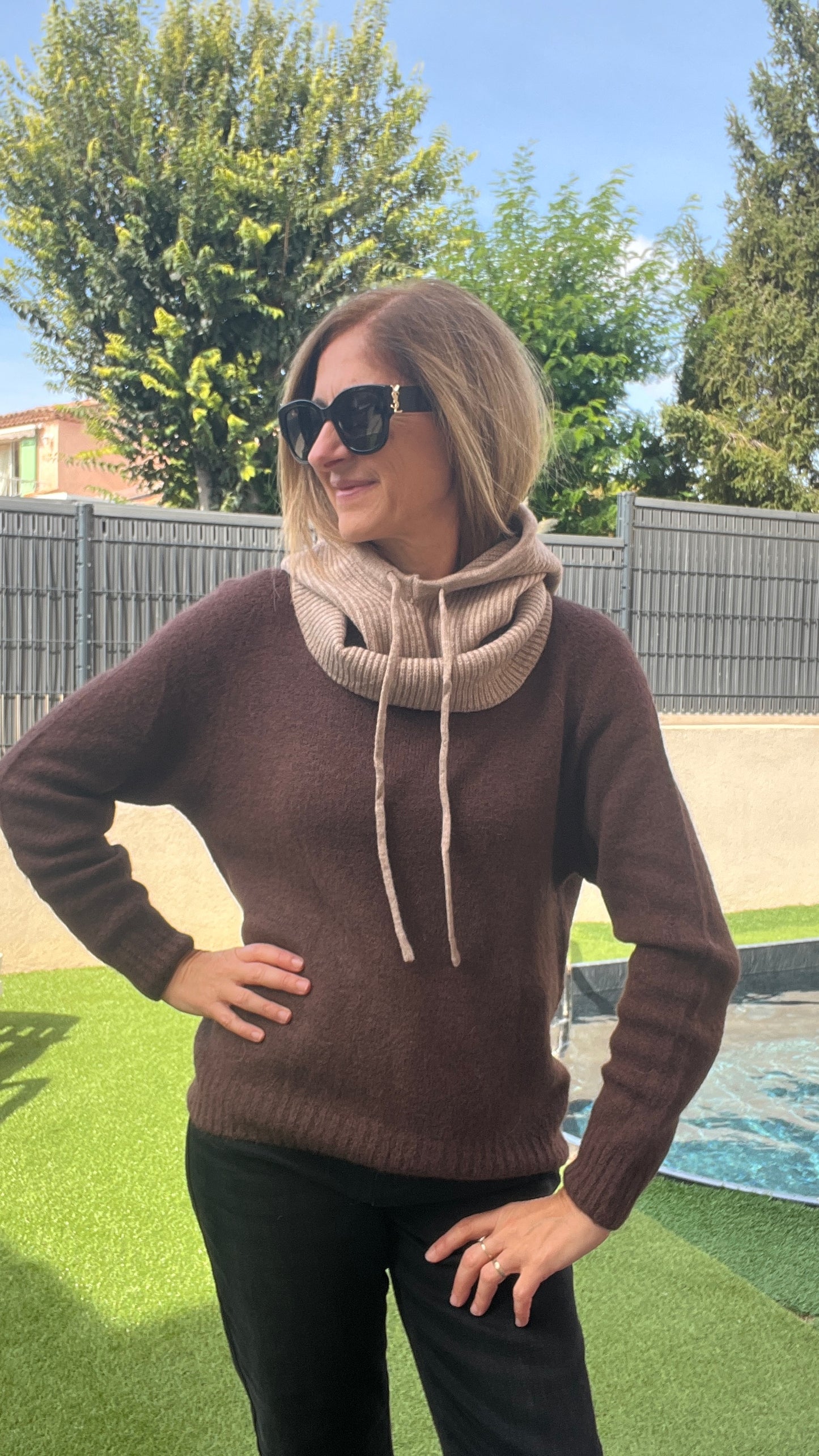 CAGOULE TOUR DE COU "CLARA"