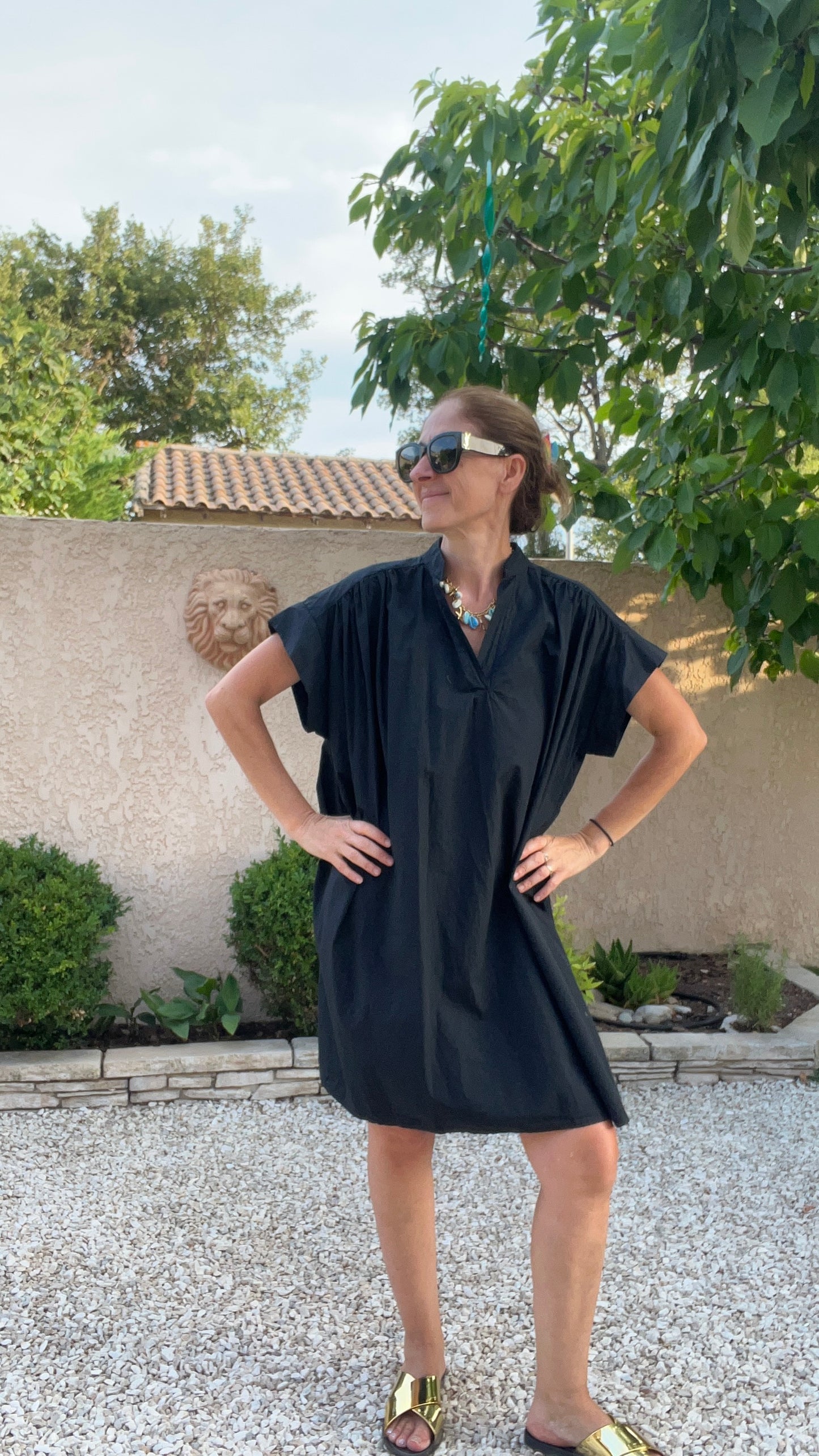 Robe noire "LINA"