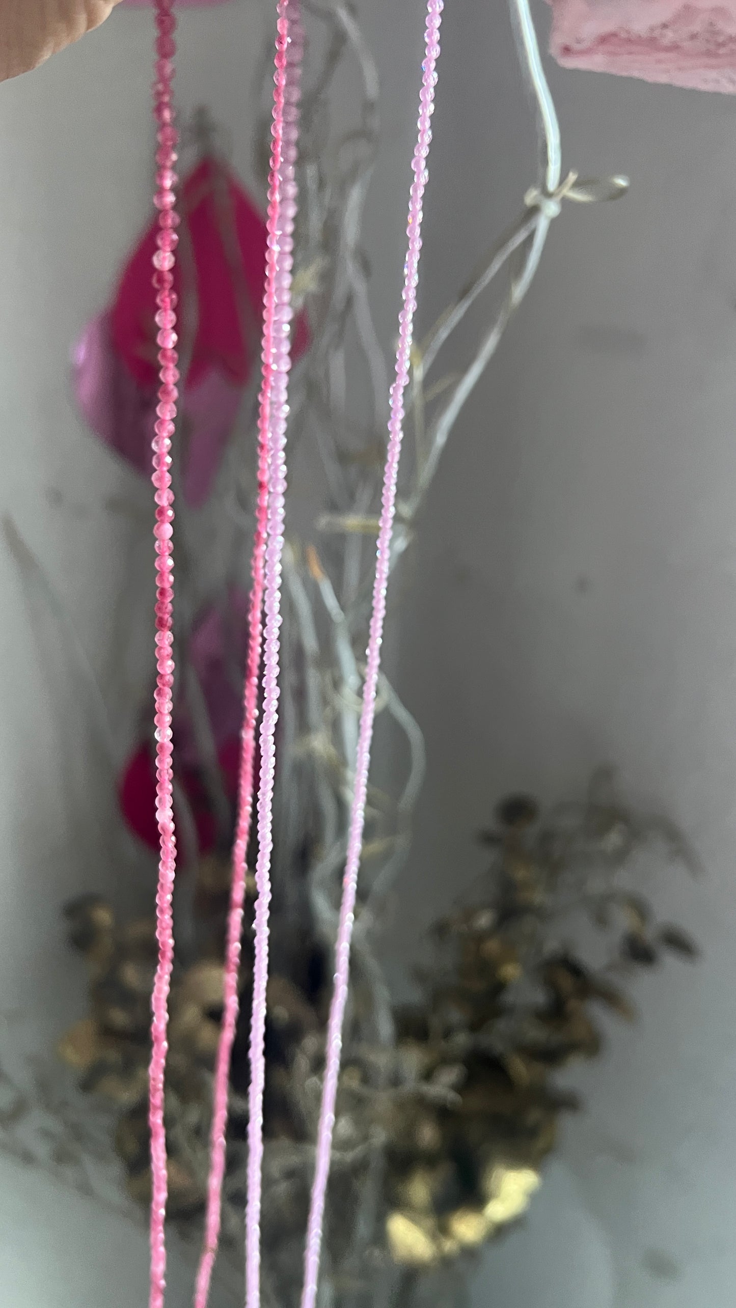 SAUTOIR ROSE "HABAHA"