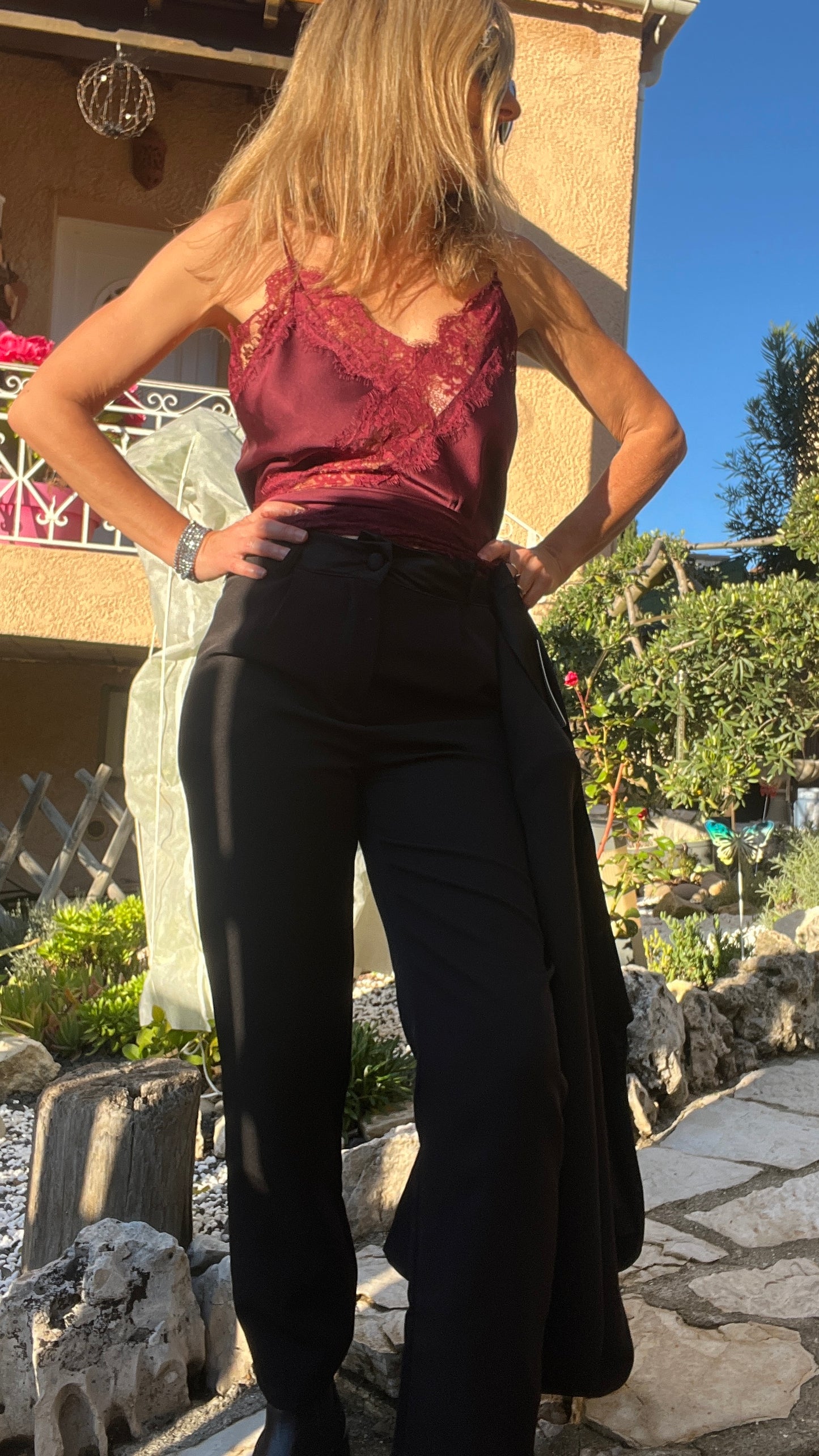 PANTALON NOIR DE SMOCKING