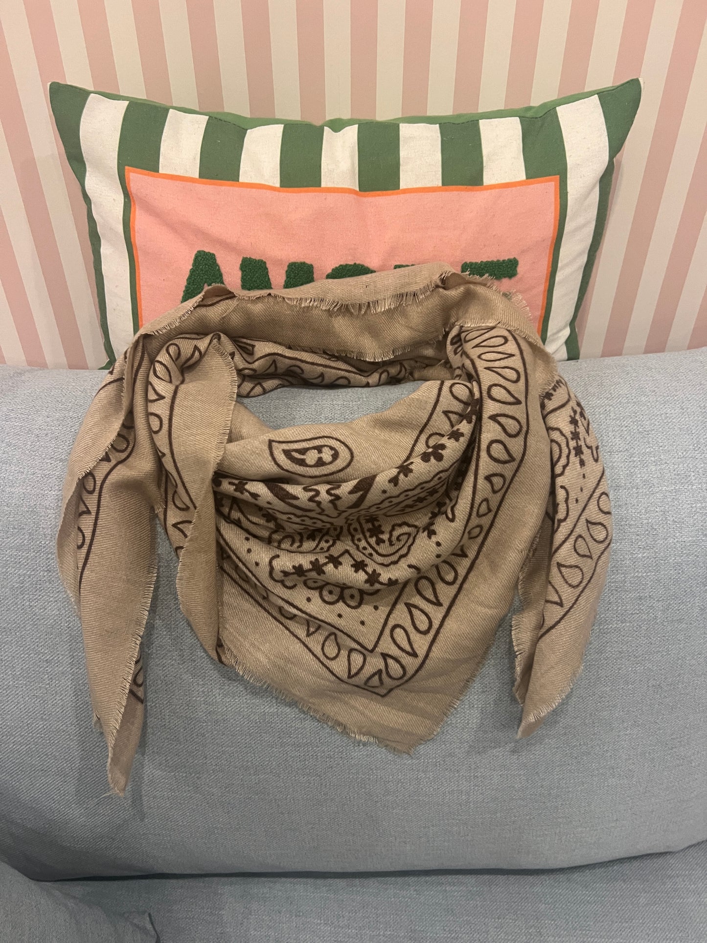 FOULARD GRAND CARRE "BANDANA"